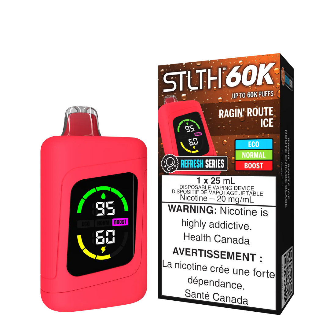 Ragin Route Ice Stlth 60K Refresh Series - Disposable Vape