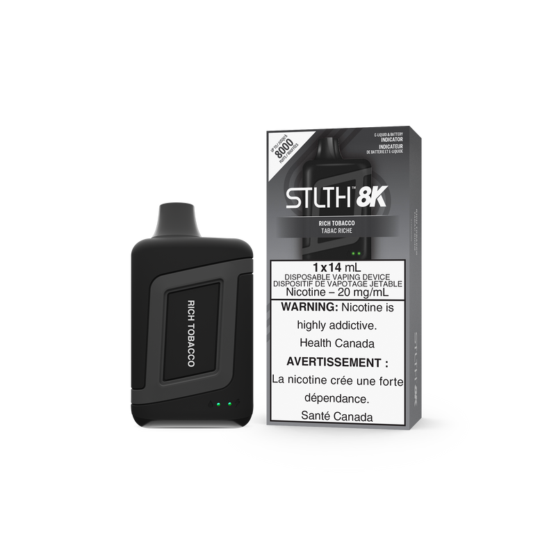 STLTH 8K - Disposable E-Cig (EXCISE TAXED) (8000 Puffs)