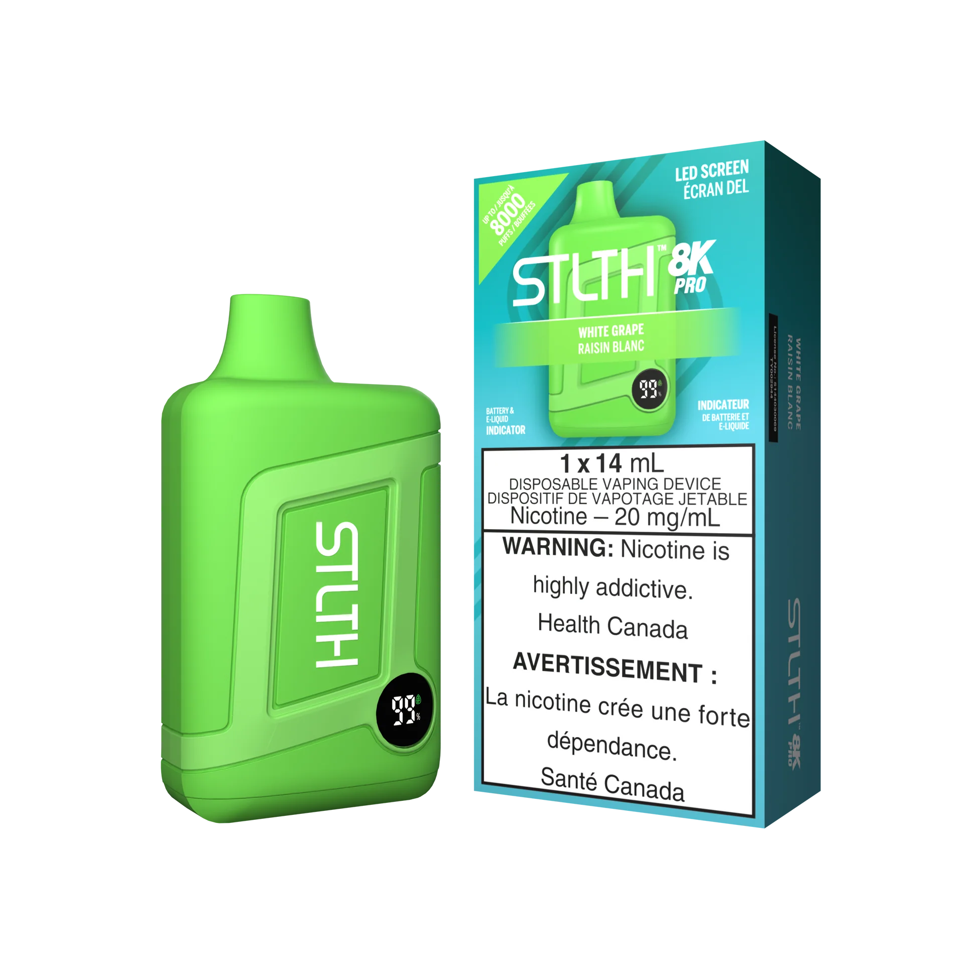 STLTH 8K Pro - Disposable E-Cig (FEDERAL) (8000 Puffs)