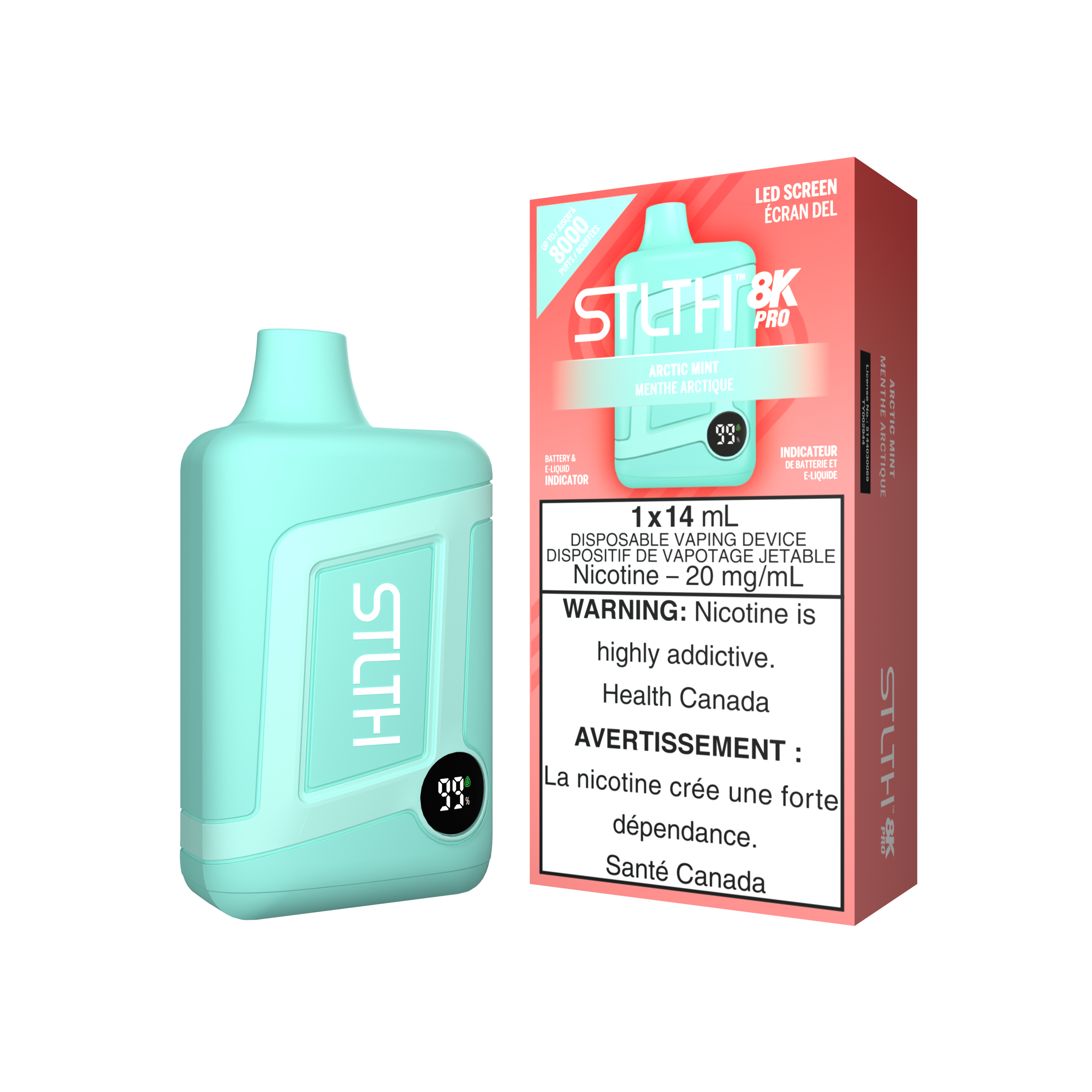 STLTH 8K Pro - Disposable E-Cig (FEDERAL) (8000 Puffs)