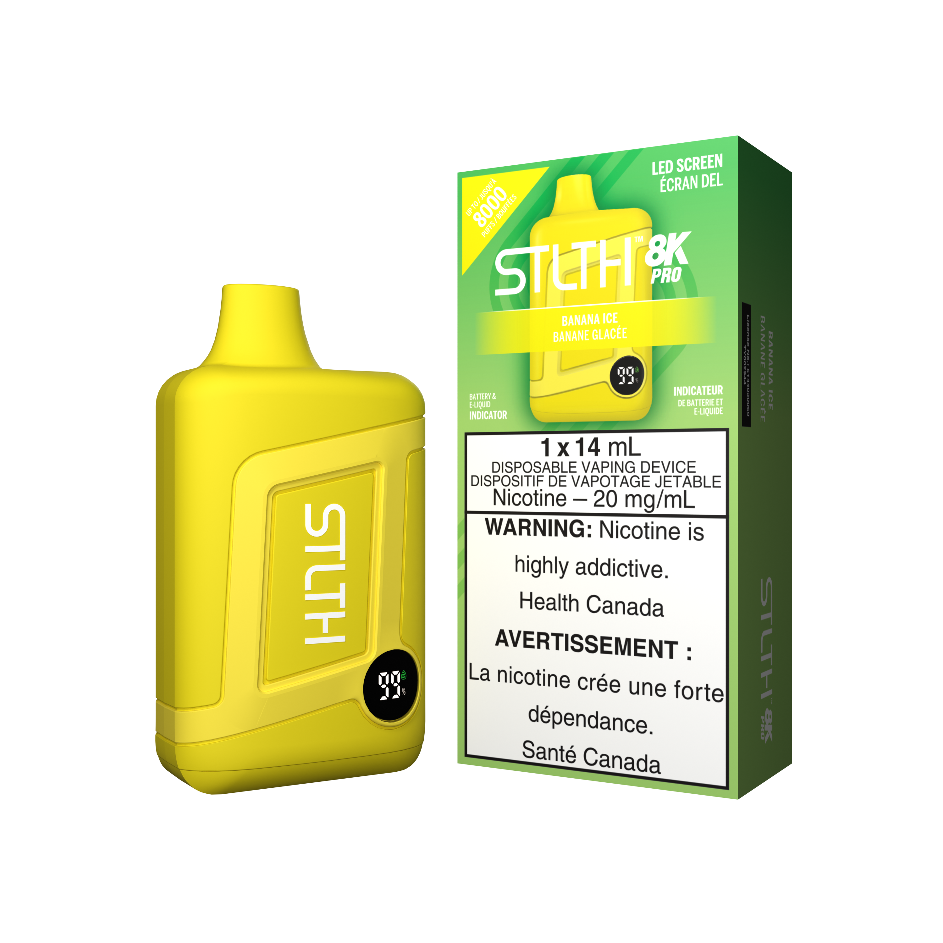 STLTH 8K Pro - Disposable E-Cig (FEDERAL) (8000 Puffs)
