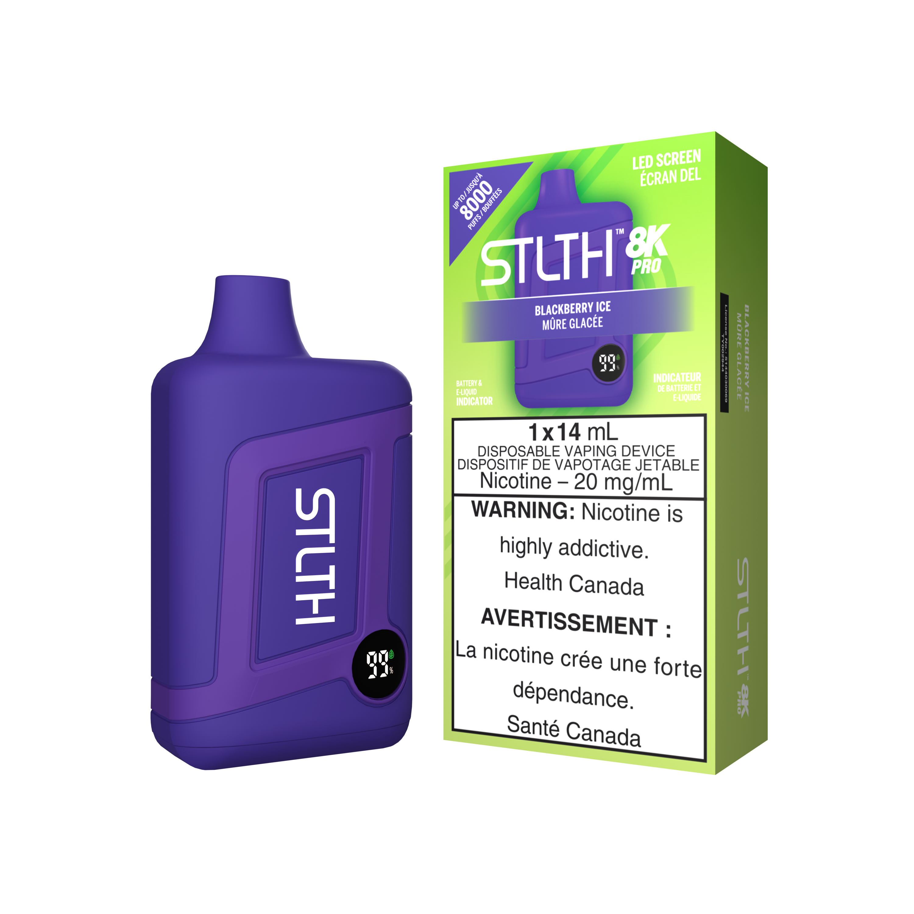 STLTH 8K Pro - Disposable E-Cig (FEDERAL) (8000 Puffs)