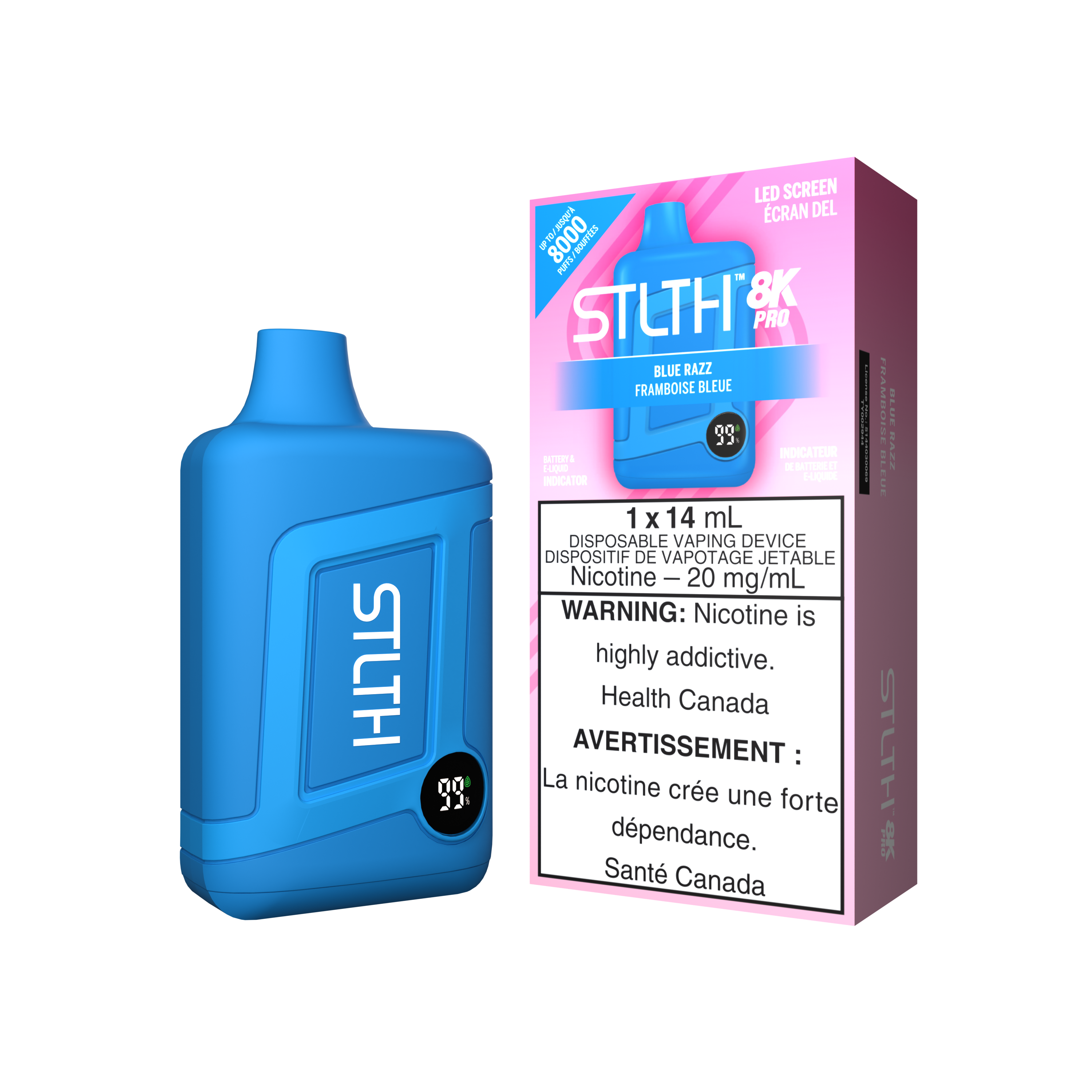 STLTH 8K Pro - Disposable E-Cig (FEDERAL) (8000 Puffs)