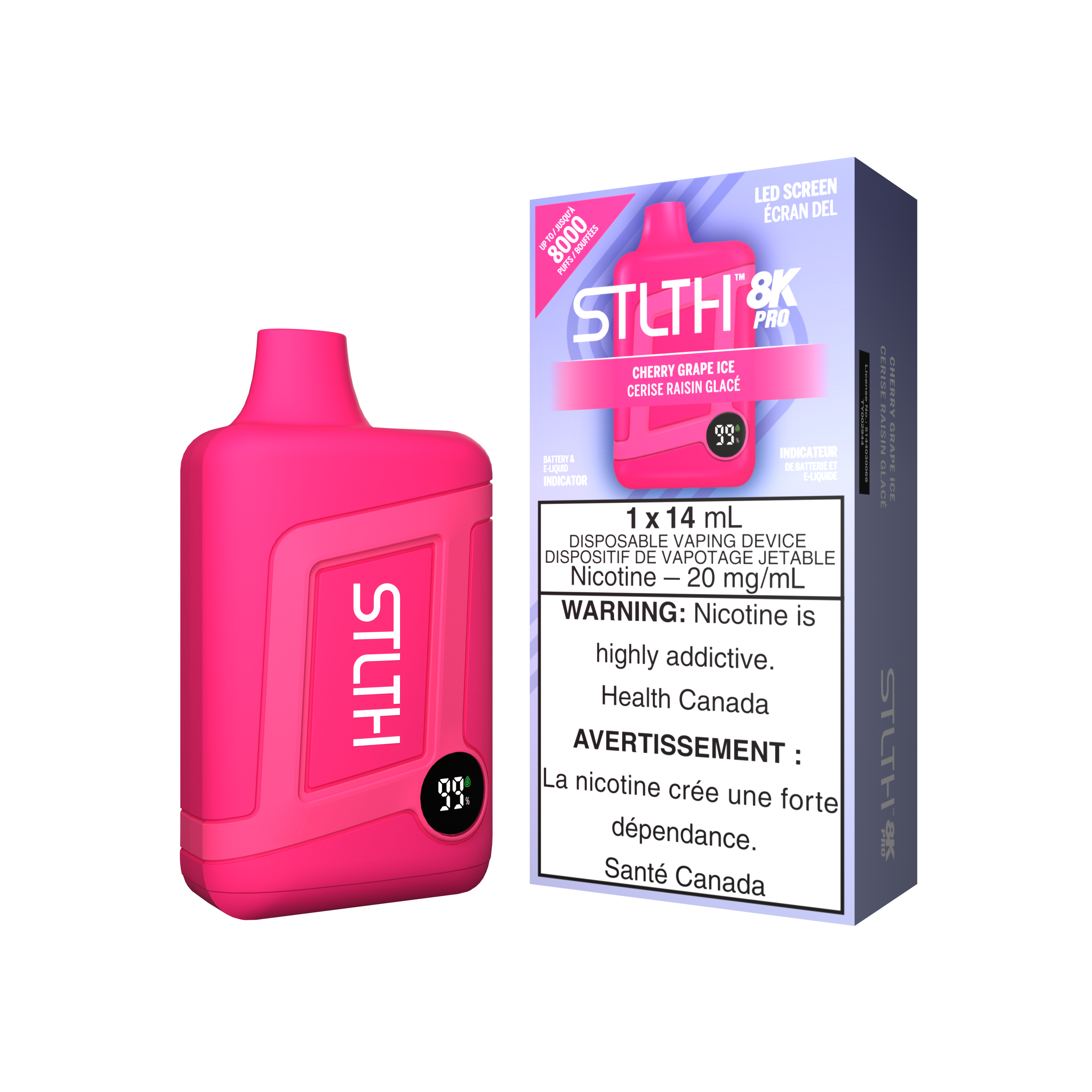 STLTH 8K Pro - Disposable E-Cig (FEDERAL) (8000 Puffs)