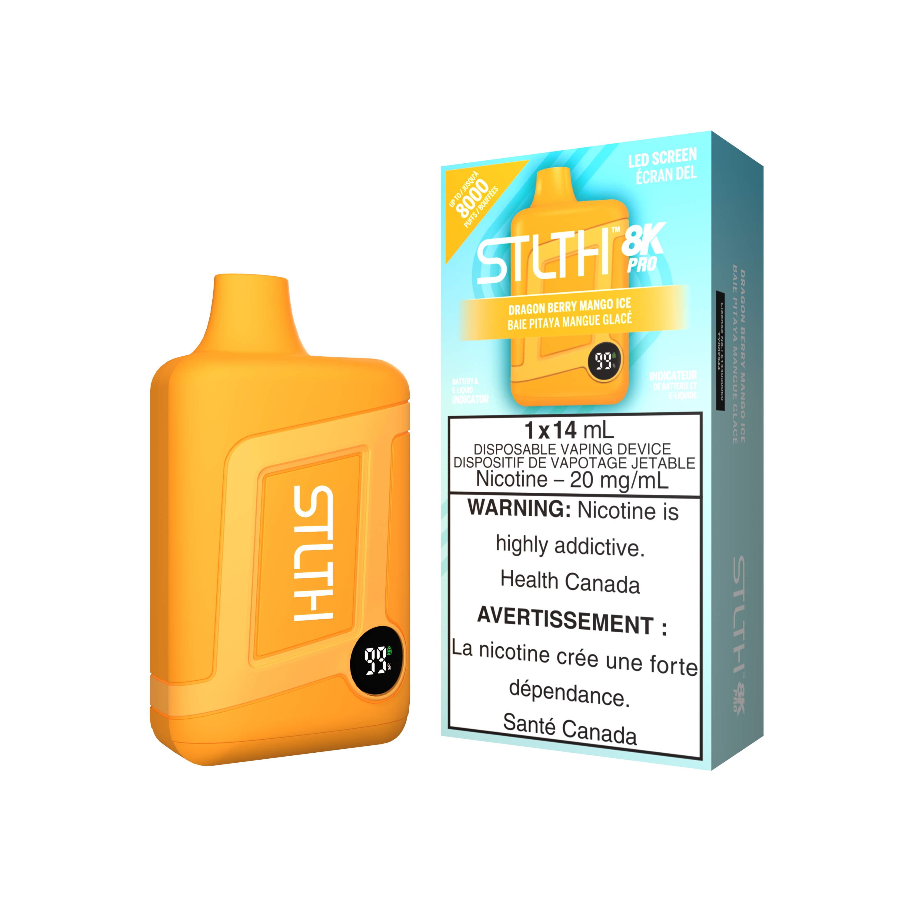 STLTH 8K Pro - Disposable E-Cig (FEDERAL) (8000 Puffs)