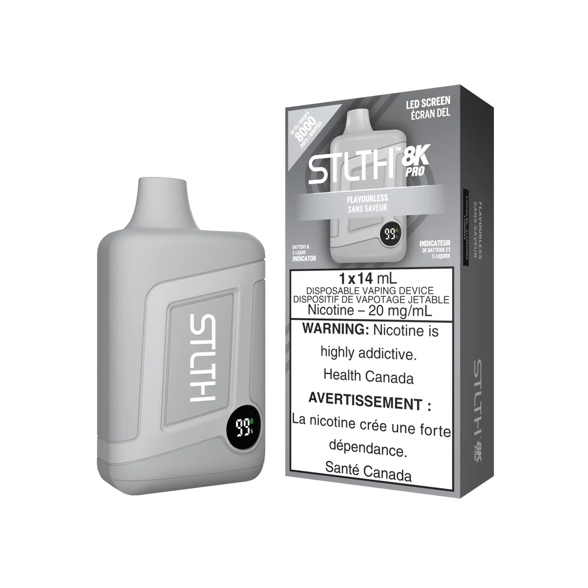 Flavourless Stlth 8K Pro | 8,000 Puffs, 20 | VIP Vape
