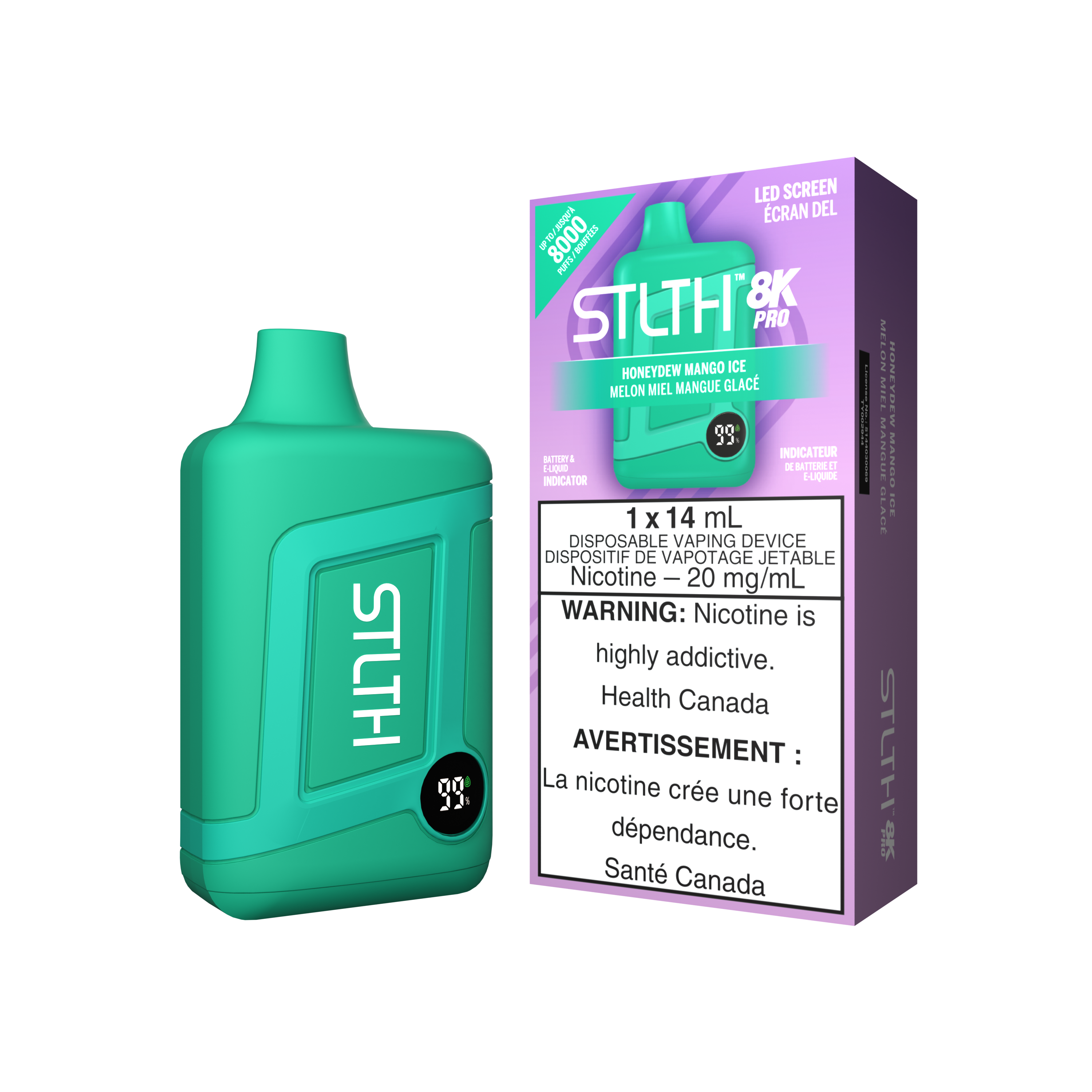 STLTH 8K Pro - Disposable E-Cig (FEDERAL) (8000 Puffs)