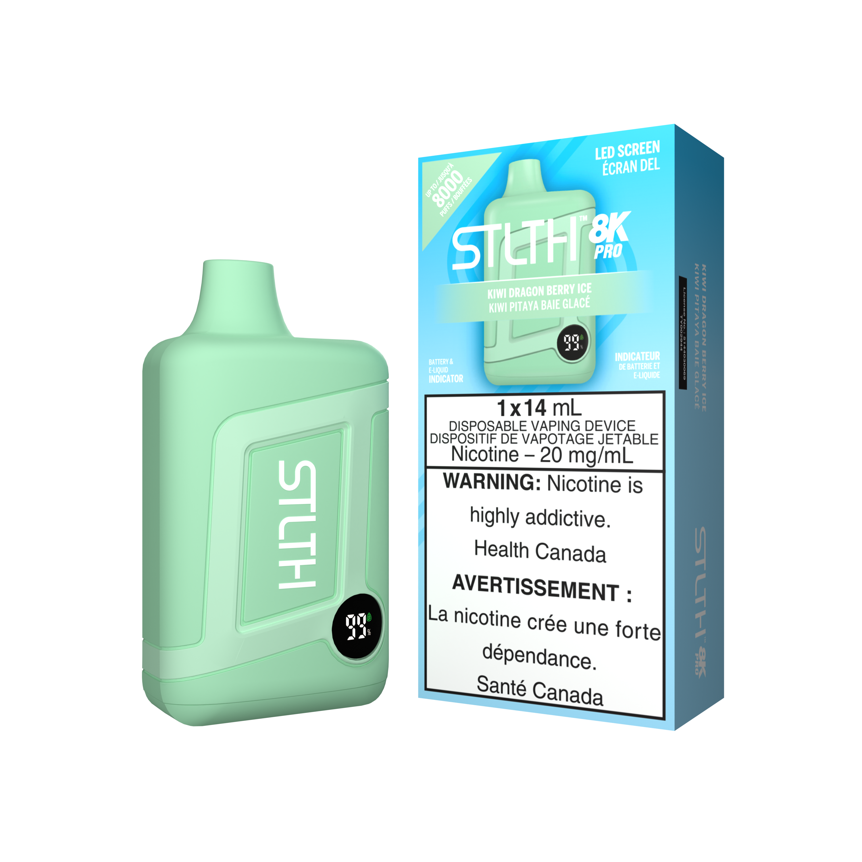 STLTH 8K Pro - Disposable E-Cig (FEDERAL) (8000 Puffs)
