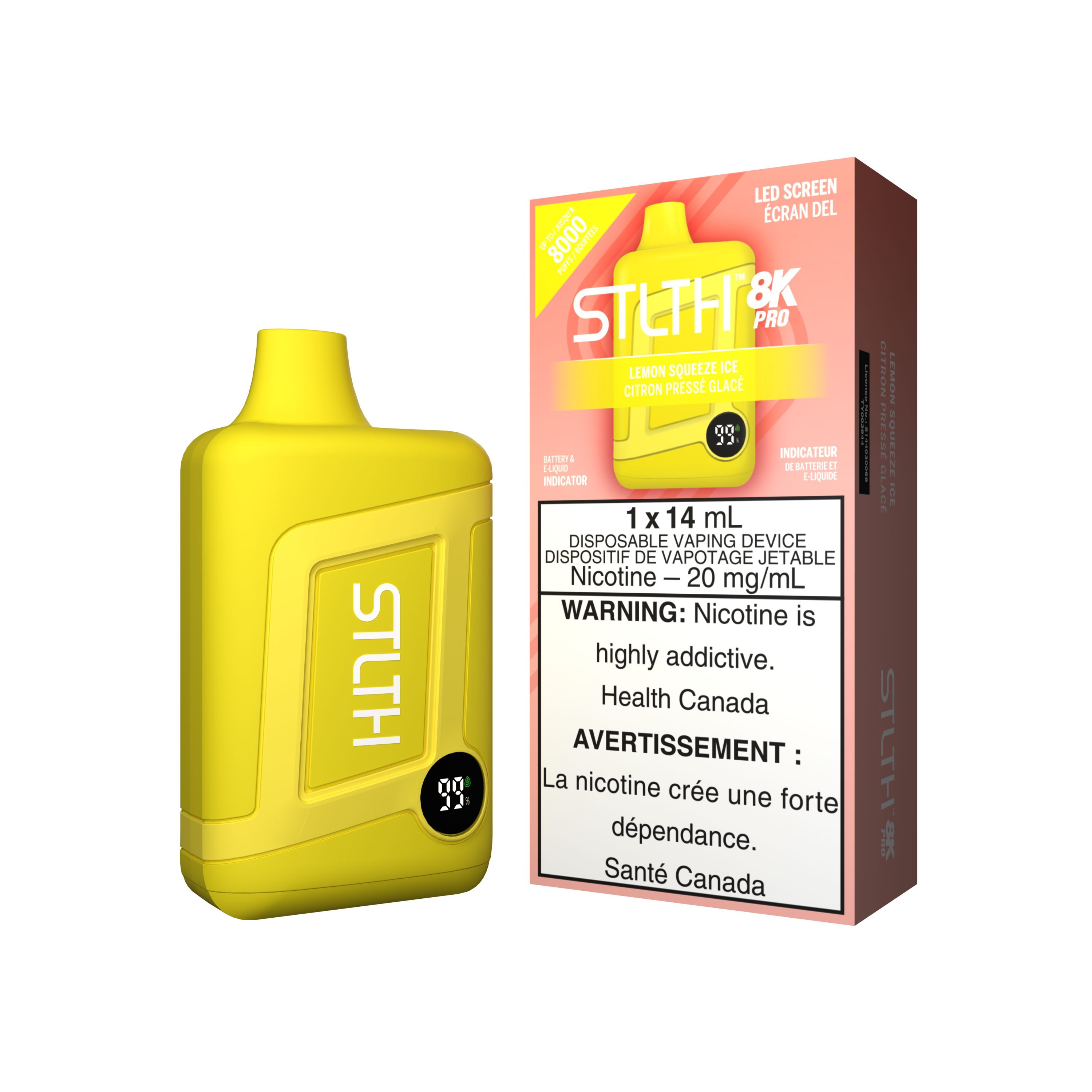 STLTH 8K Pro - Disposable E-Cig (FEDERAL) (8000 Puffs)