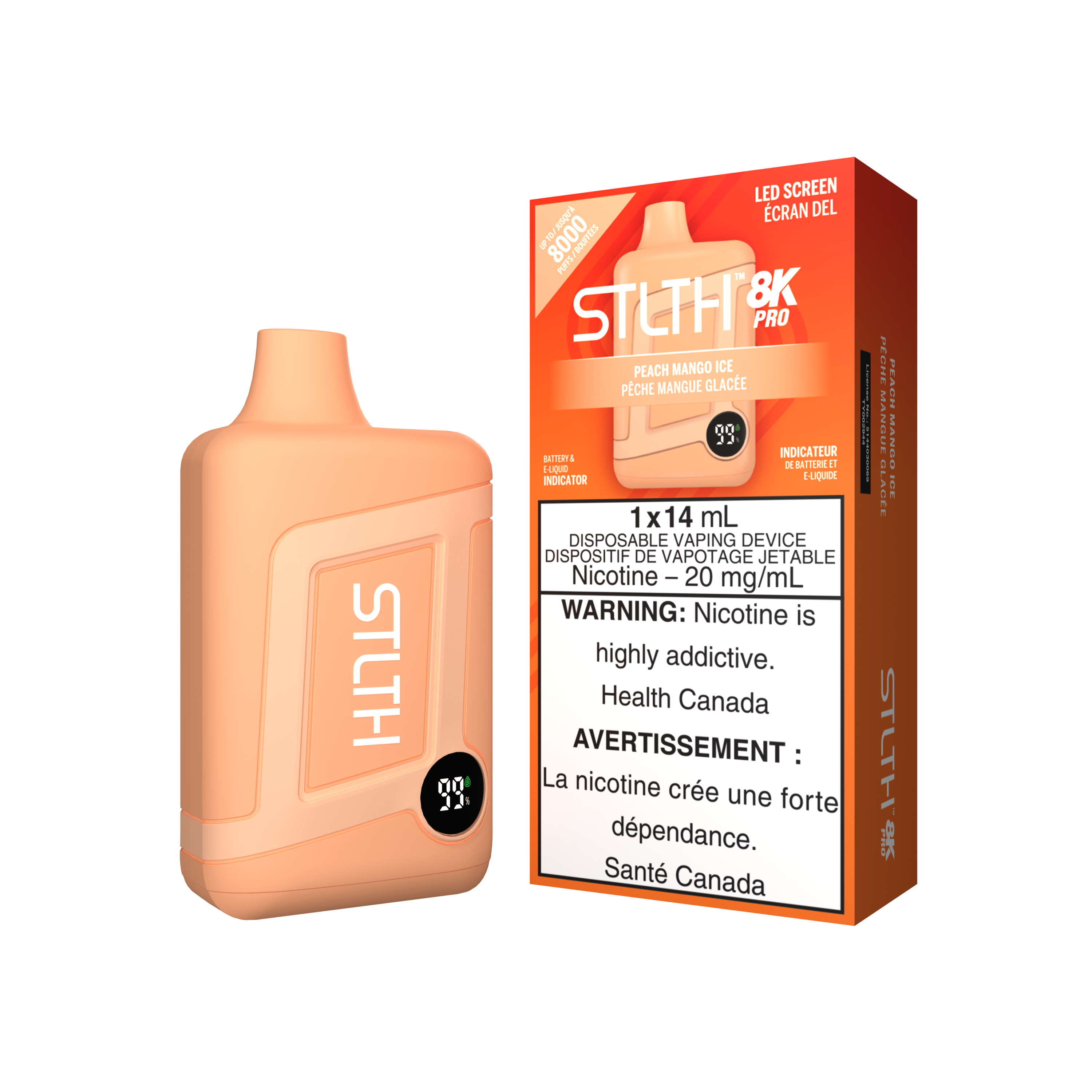 STLTH 8K Pro - Disposable E-Cig (FEDERAL) (8000 Puffs)