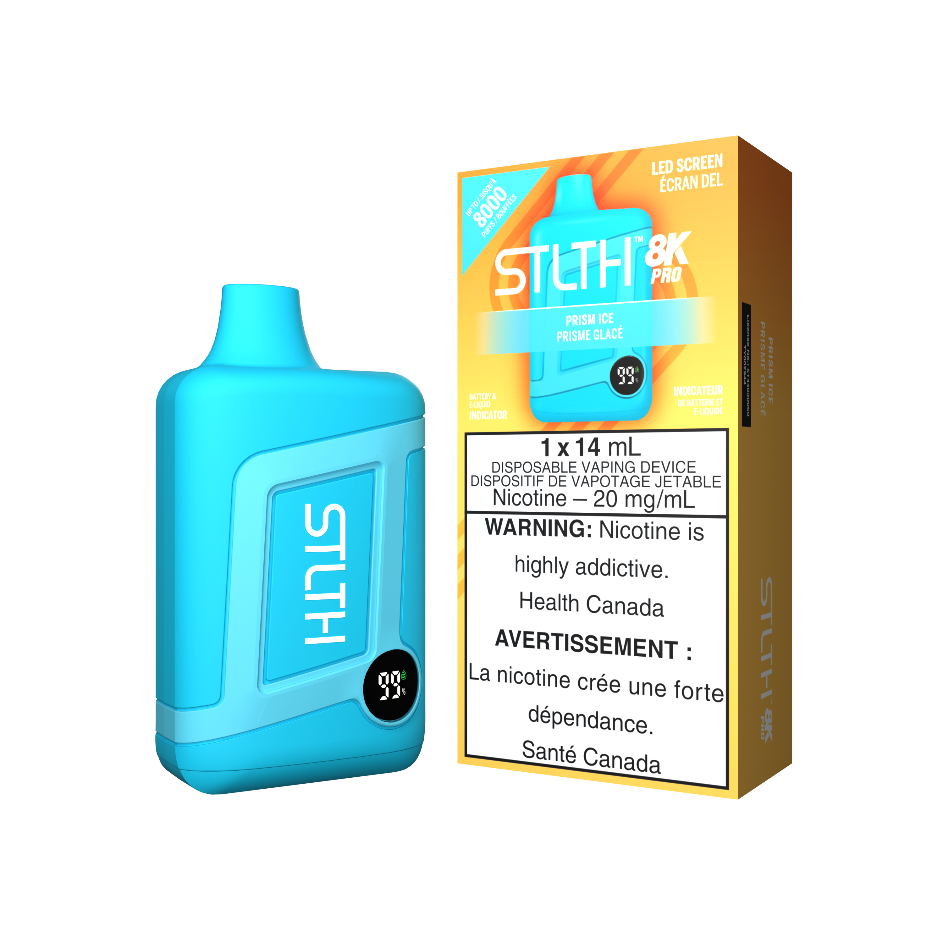STLTH 8K Pro - Disposable E-Cig (FEDERAL) (8000 Puffs)