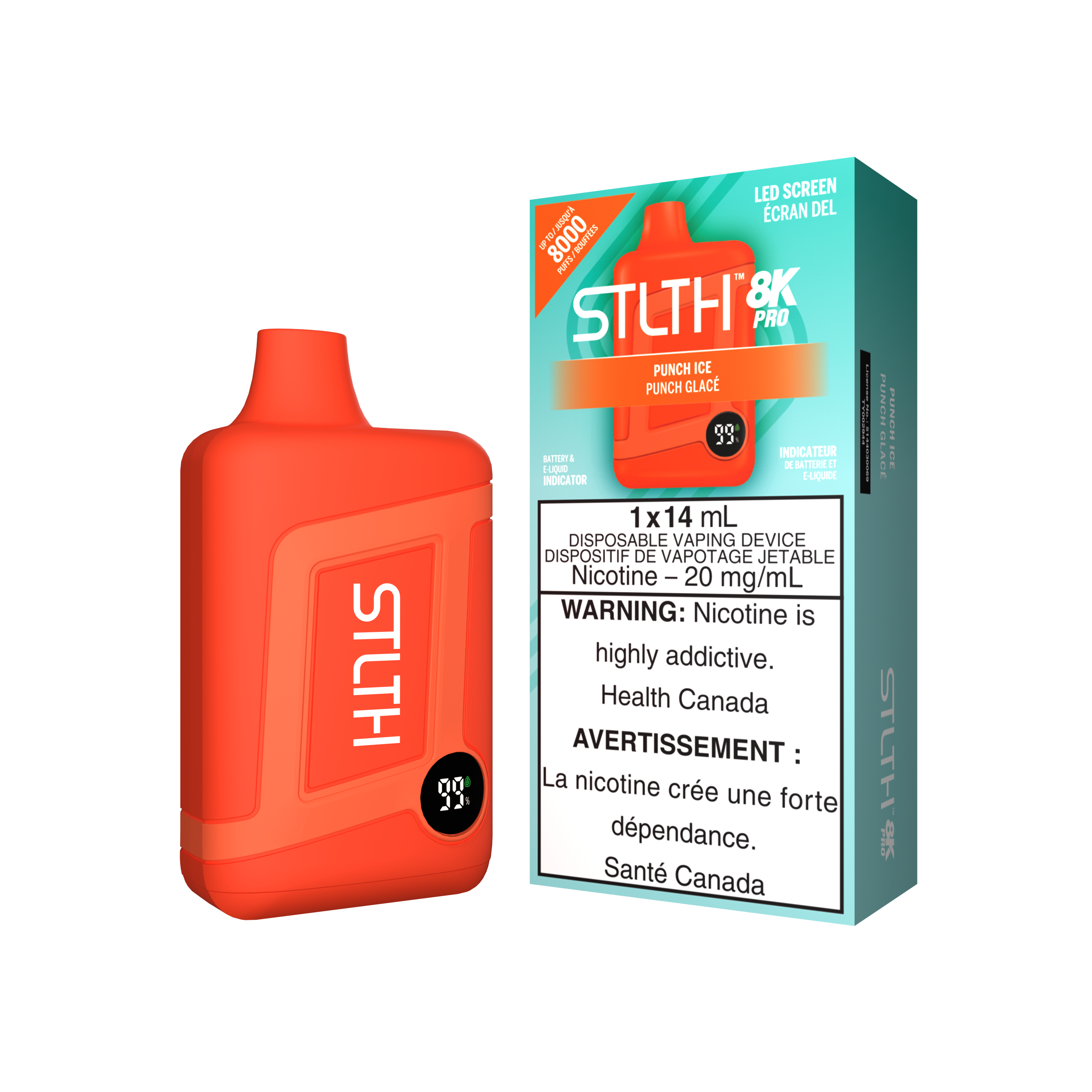 STLTH 8K Pro - Disposable E-Cig (FEDERAL) (8000 Puffs)