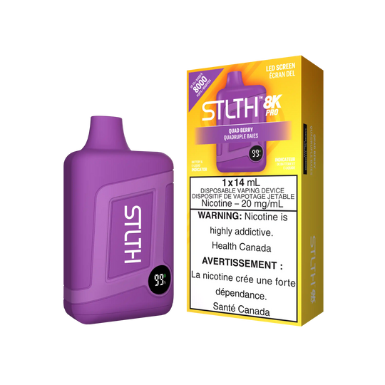Quad Berry Stlth 8K Pro - Vape jetable