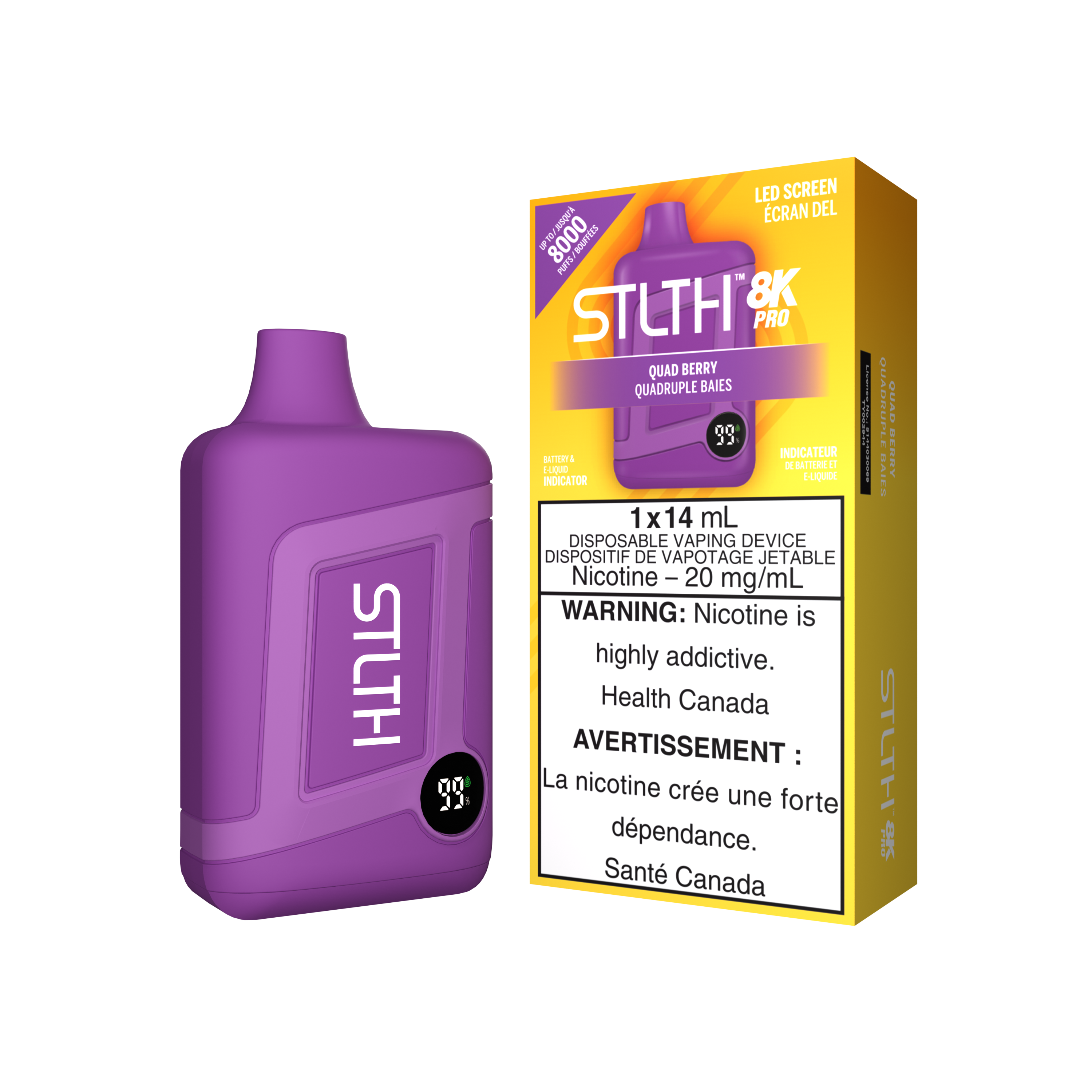 STLTH 8K Pro - Disposable E-Cig (FEDERAL) (8000 Puffs)