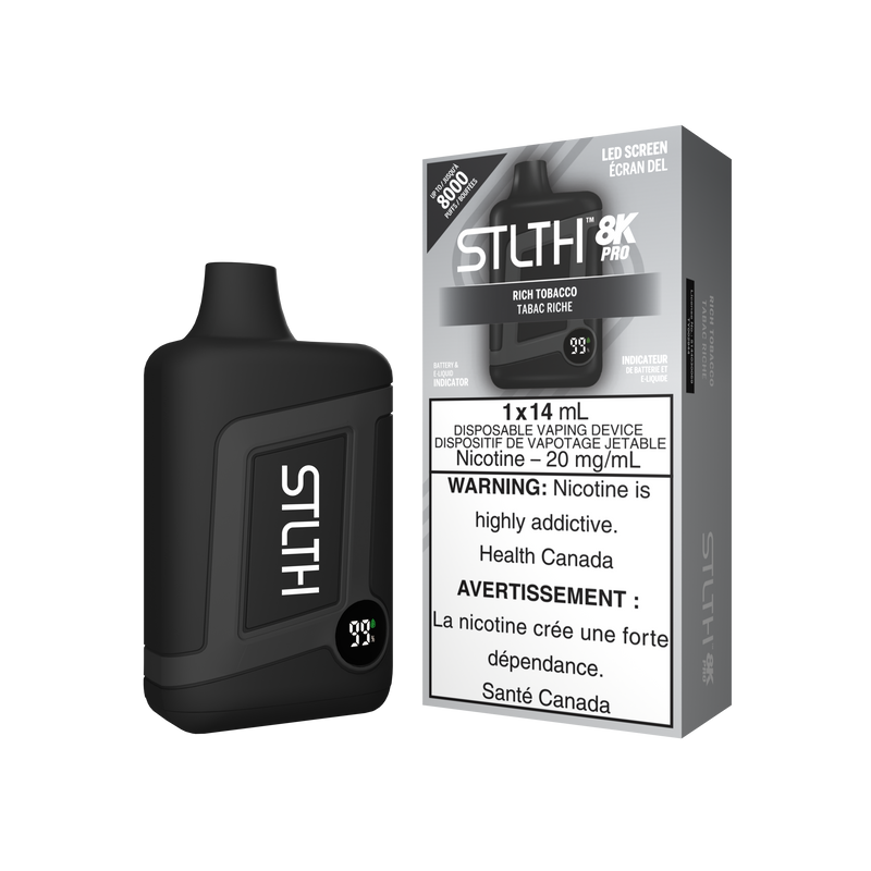STLTH 8K Pro - Disposable E-Cig (EXCISE TAXED) (8000 Puffs)