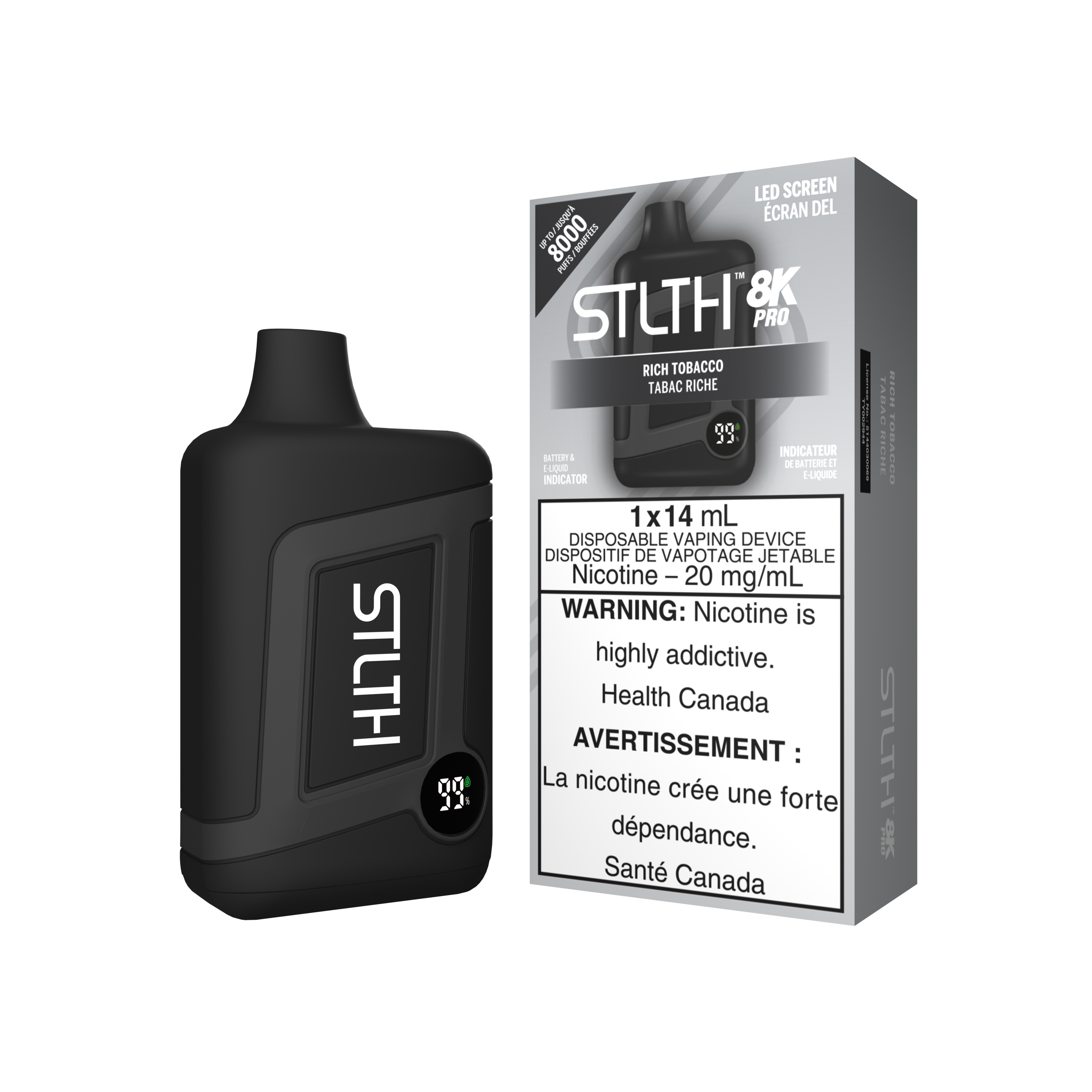 STLTH 8K Pro - Disposable E-Cig (FEDERAL) (8000 Puffs)