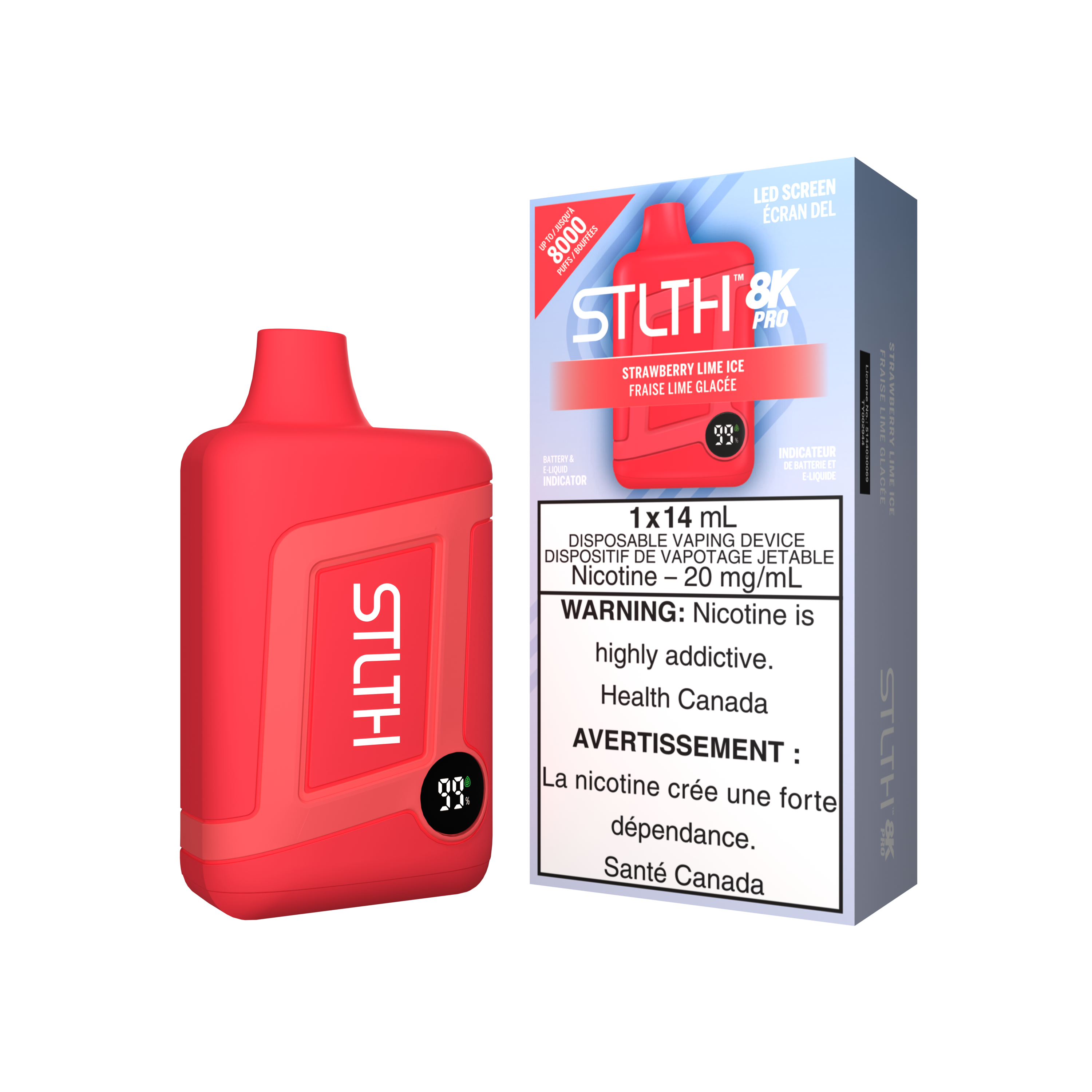 STLTH 8K Pro - Disposable E-Cig (FEDERAL) (8000 Puffs)
