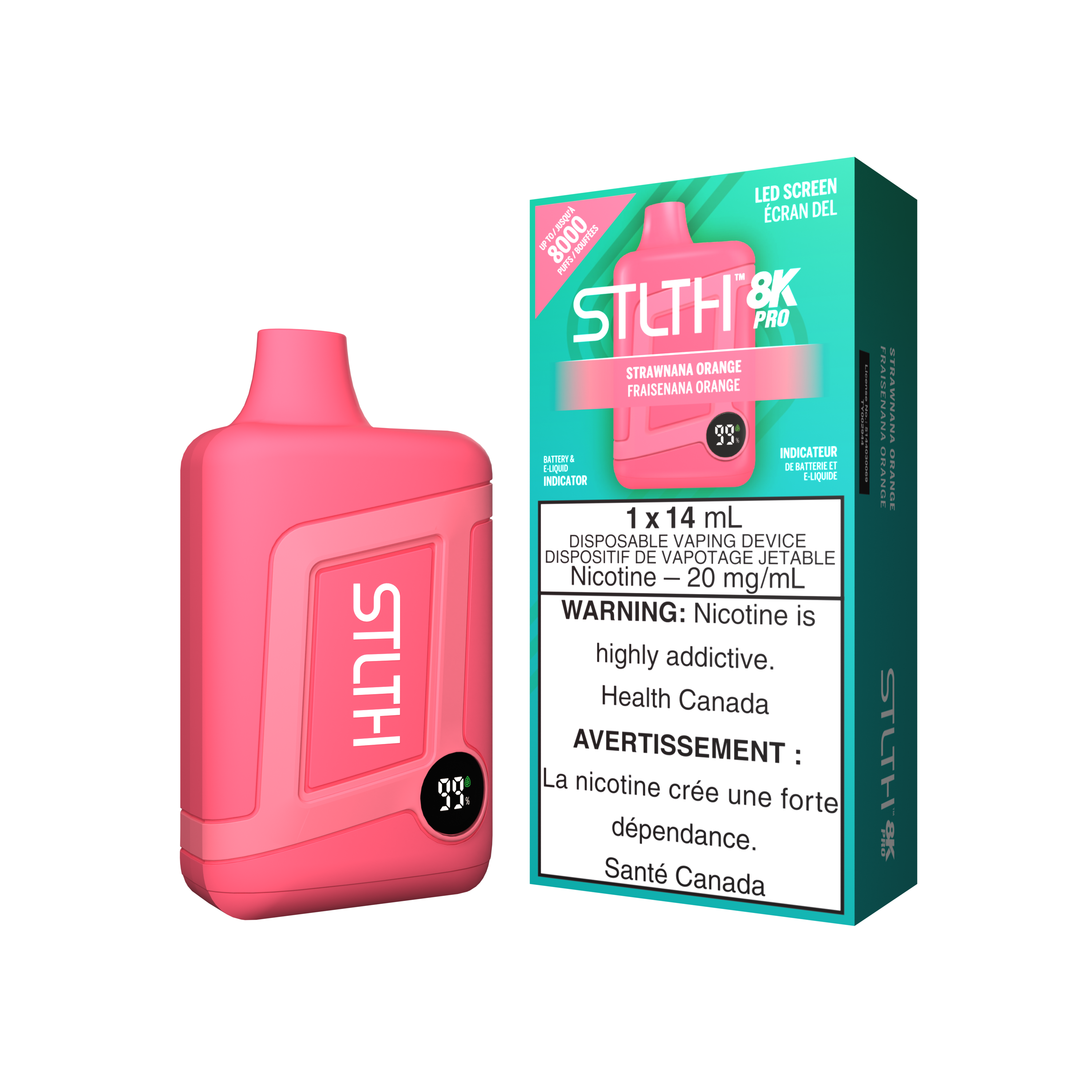 STLTH 8K Pro - Disposable E-Cig (FEDERAL) (8000 Puffs)