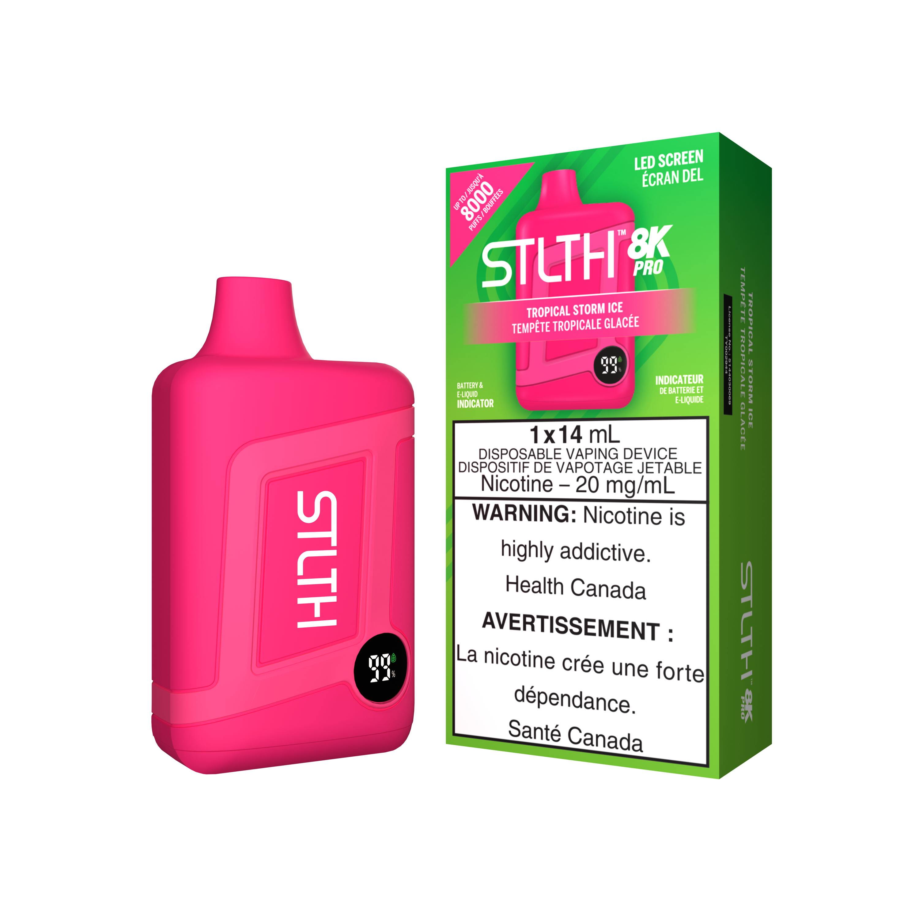 STLTH 8K Pro - Disposable E-Cig (FEDERAL) (8000 Puffs)