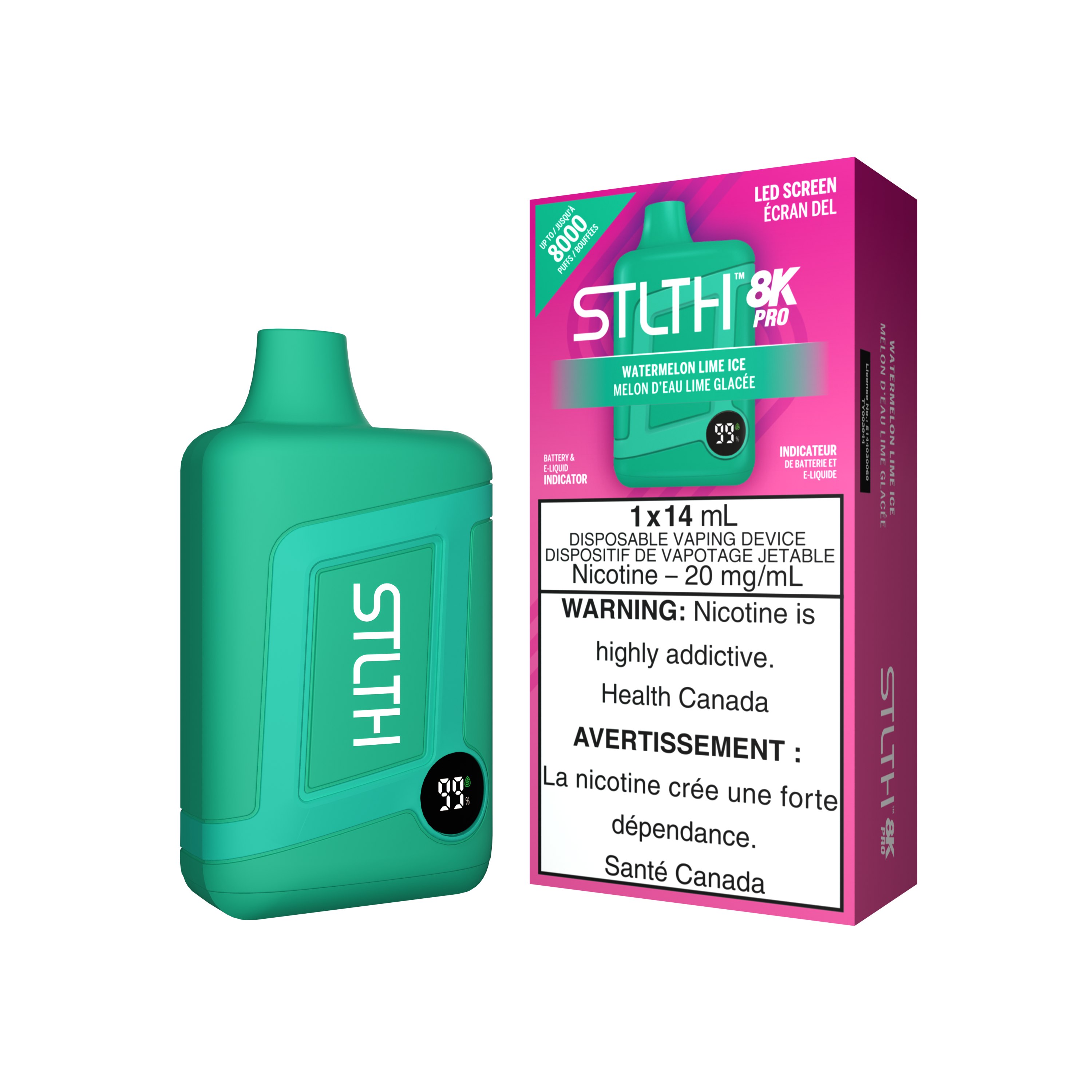 STLTH 8K Pro - Disposable E-Cig (FEDERAL) (8000 Puffs)