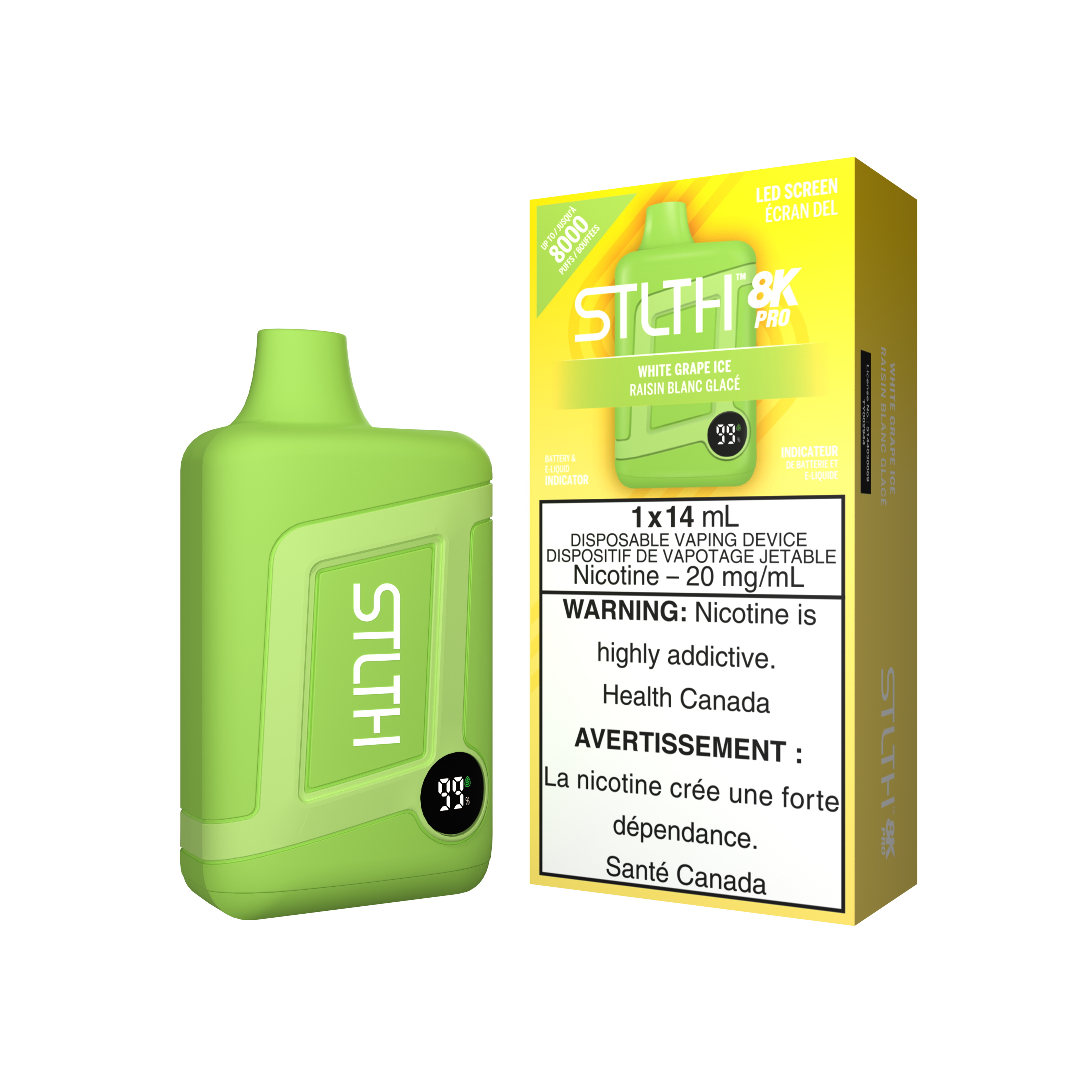 STLTH 8K Pro - Disposable E-Cig (FEDERAL) (8000 Puffs)