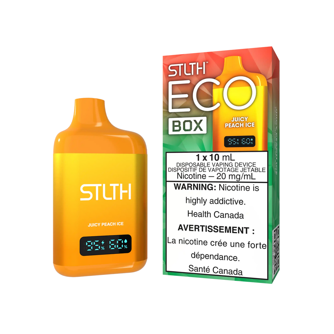 Juicy Peach Ice Stlth Eco Box - Disposable