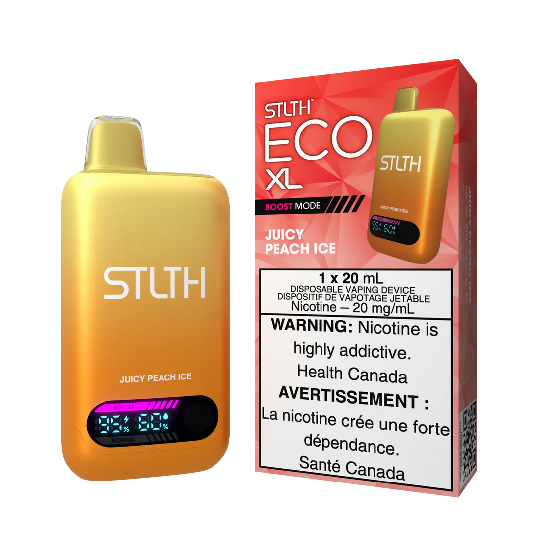 Juicy Peach Ice Stlth Eco XL - Disposable 60K