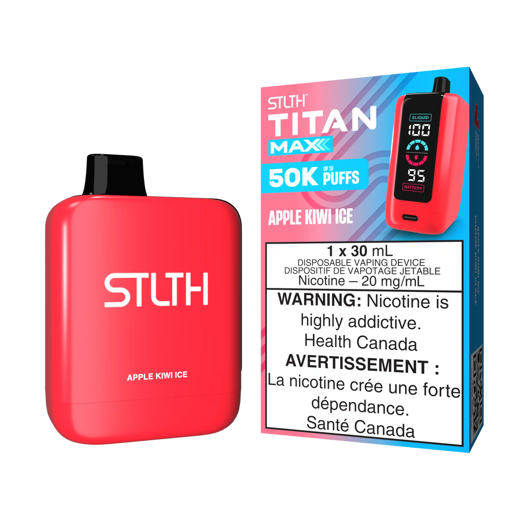 Apple Kiwi Ice Stlth Titan Max - Disposable 50K