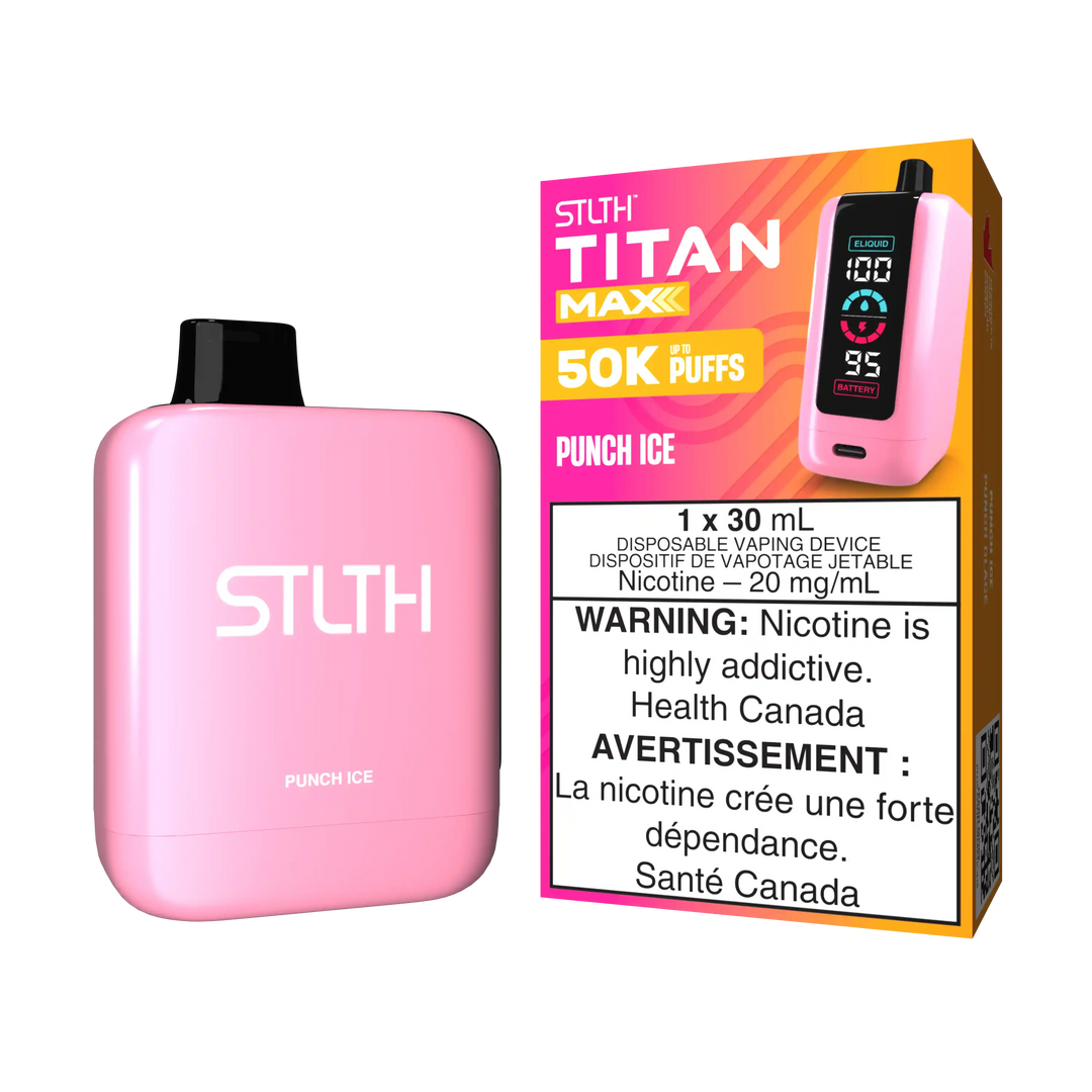 Punch Ice Stlth Titan Max - Disposable 50K