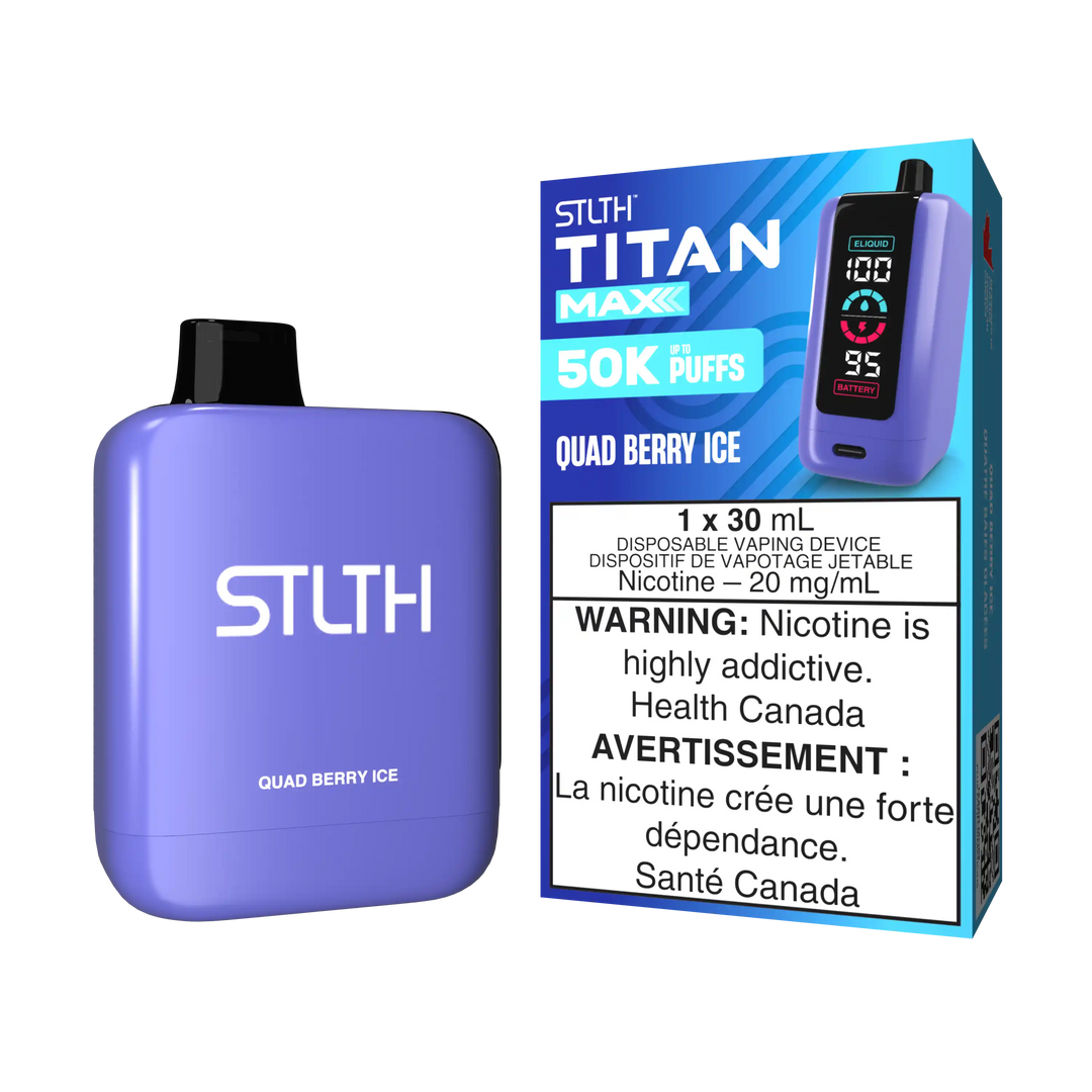 Quad Berry Ice Stlth Titan Max - Disposable 50K