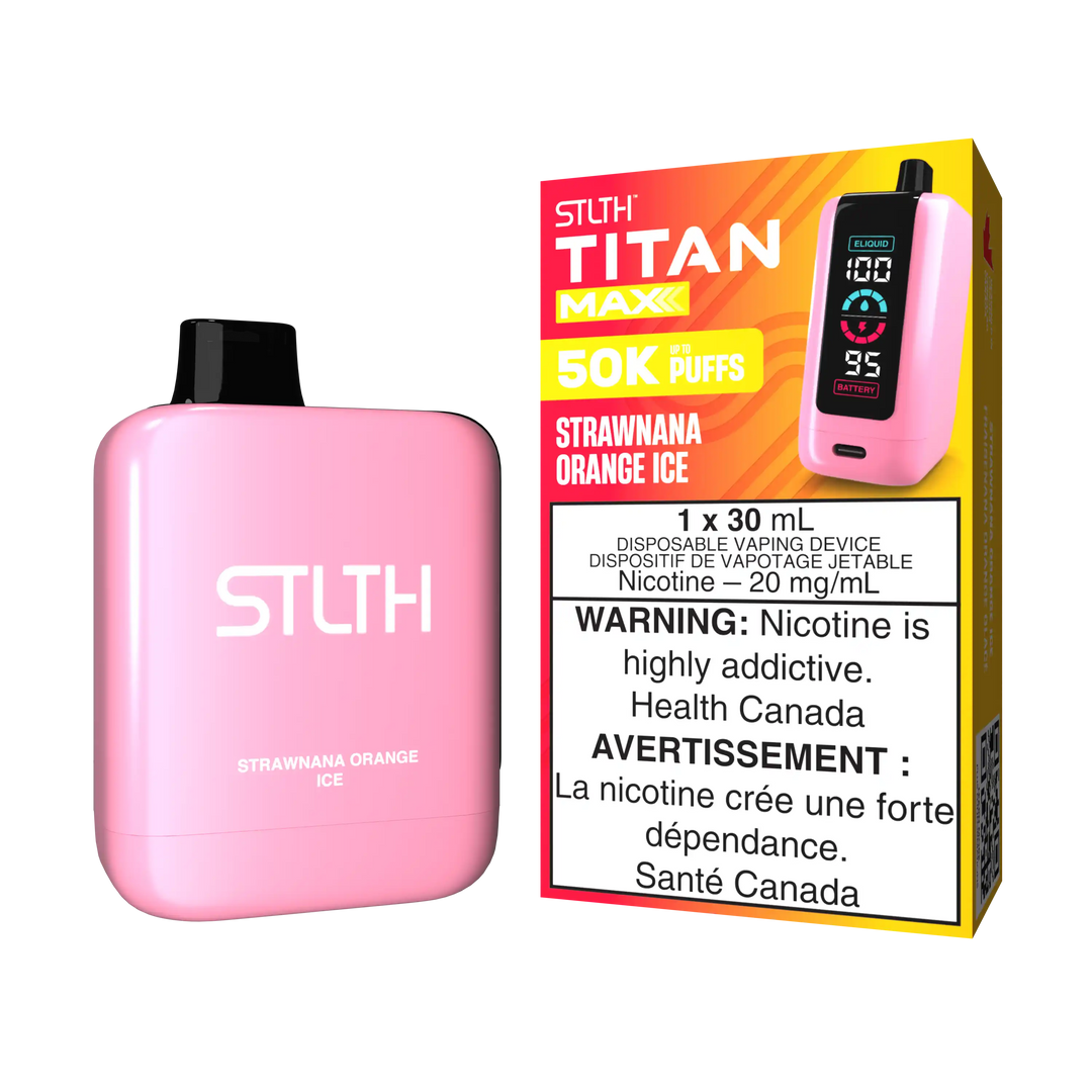 Strawnana Orange Ice Stlth Titan Max - Disposable 50K