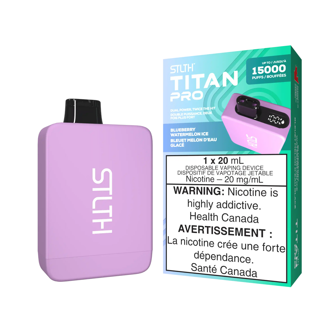 Blueberry Watermelon Ice Stlth Titan Pro - Disposable 15K