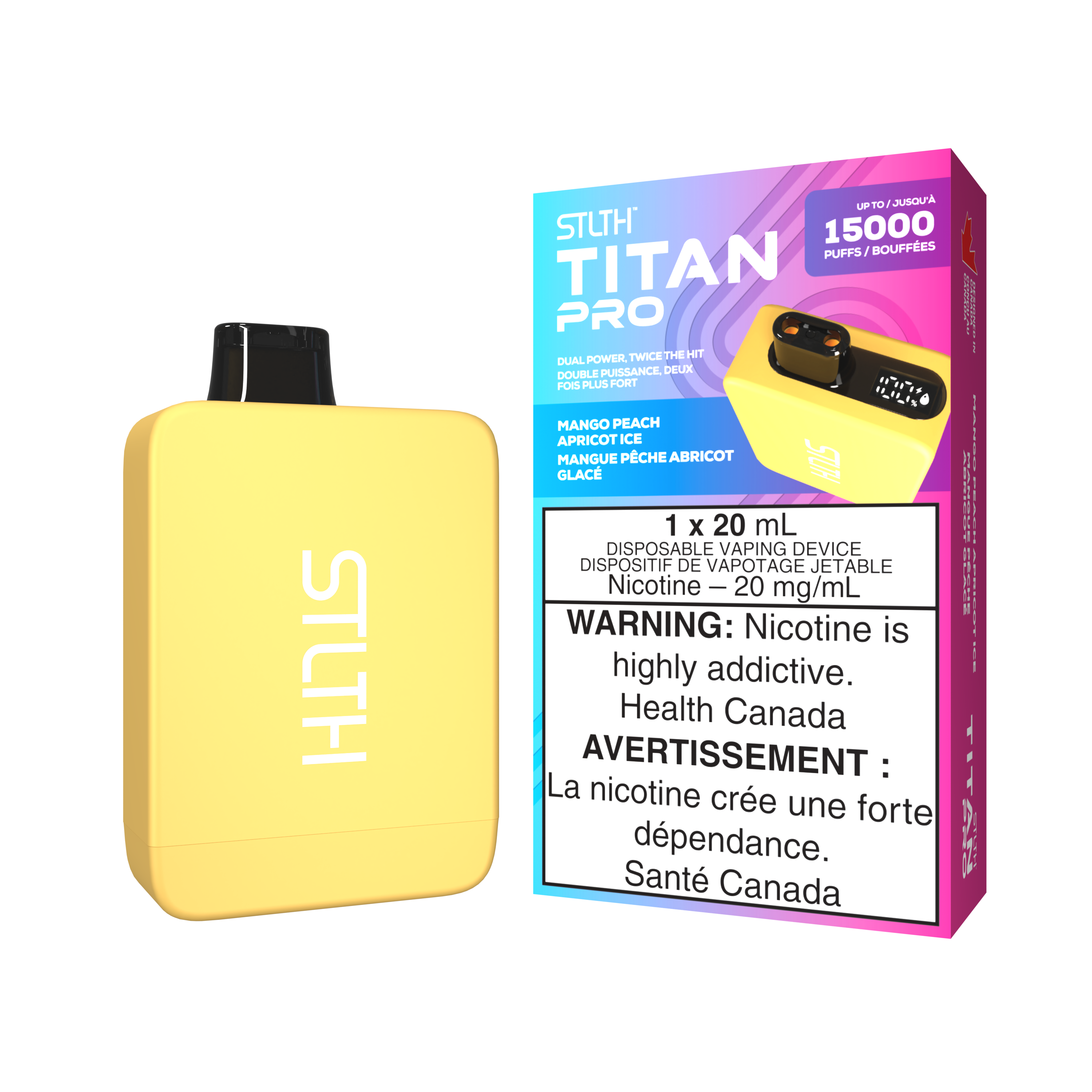 STLTH Titan Pro - Disposable E-Cig (15k Puffs) (FEDERAL)