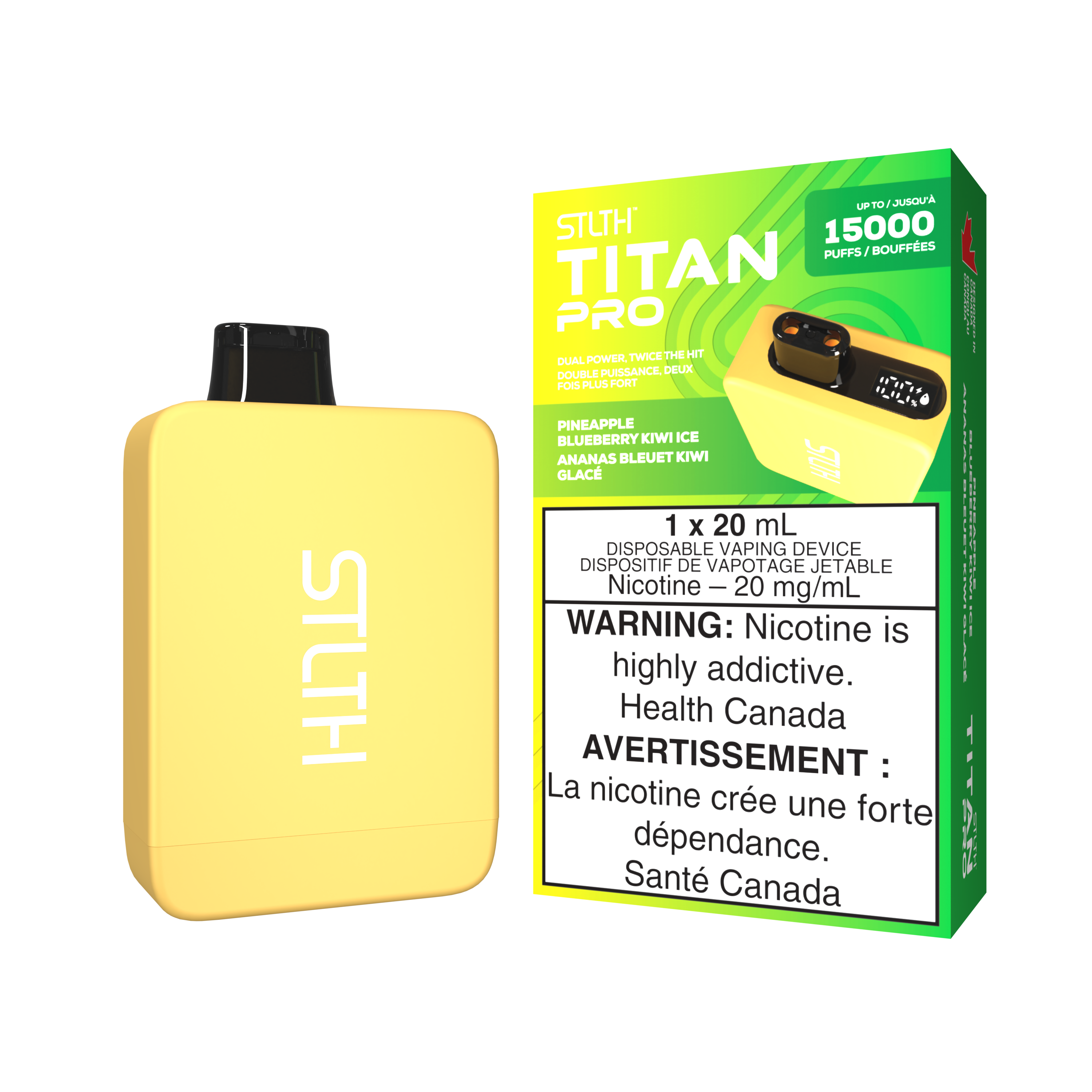 STLTH Titan Pro - Disposable E-Cig (15k Puffs) (FEDERAL)