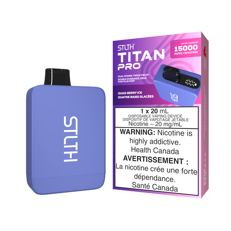 STLTH Titan Pro - Disposable E-Cig (EXCISE TAXED) (15k Puffs)