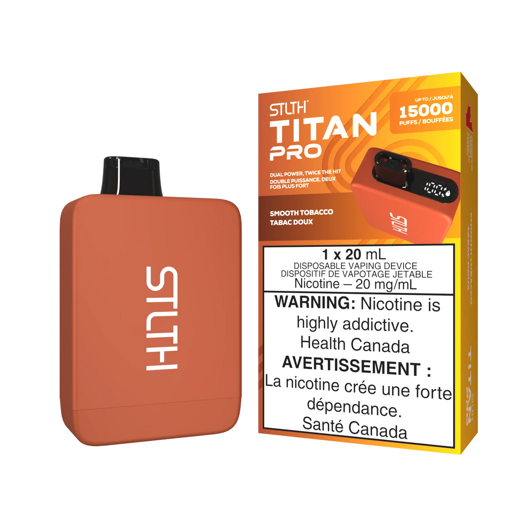 STLTH Titan PRO 15K Disposable Vapes Canada | VIP Vape STLTH Titan PRO 15K Disposable Vapes Canada | VIP Vape