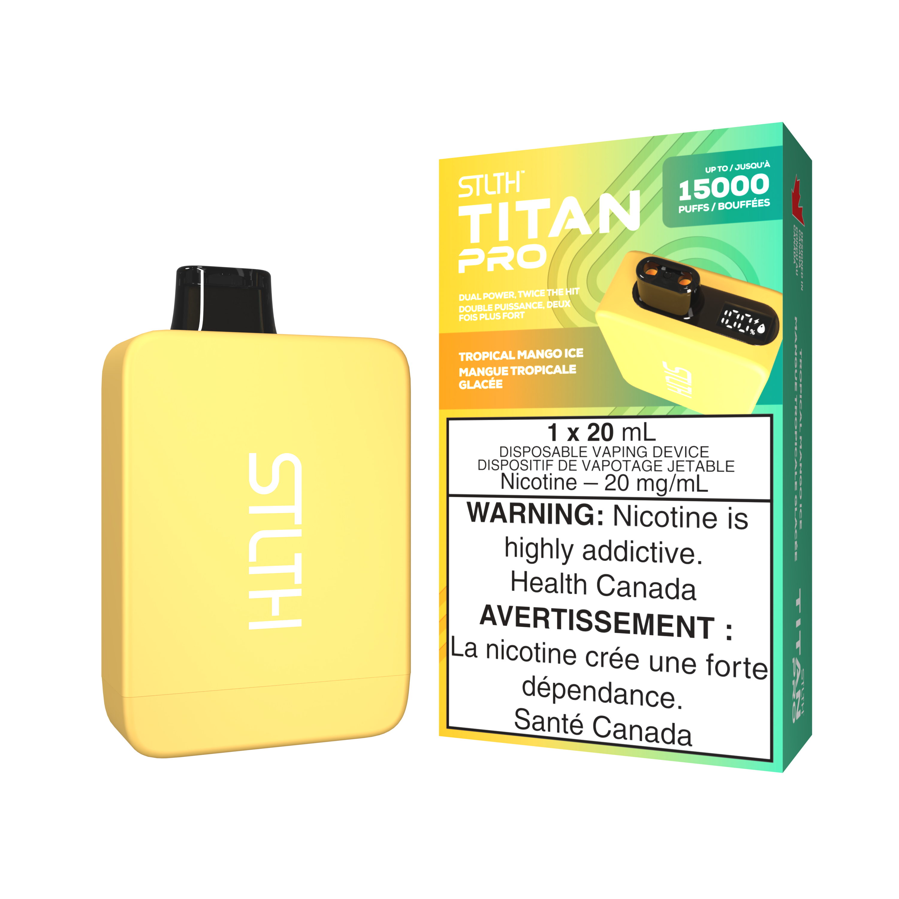 STLTH Titan Pro - Disposable E-Cig (15k Puffs) (FEDERAL)