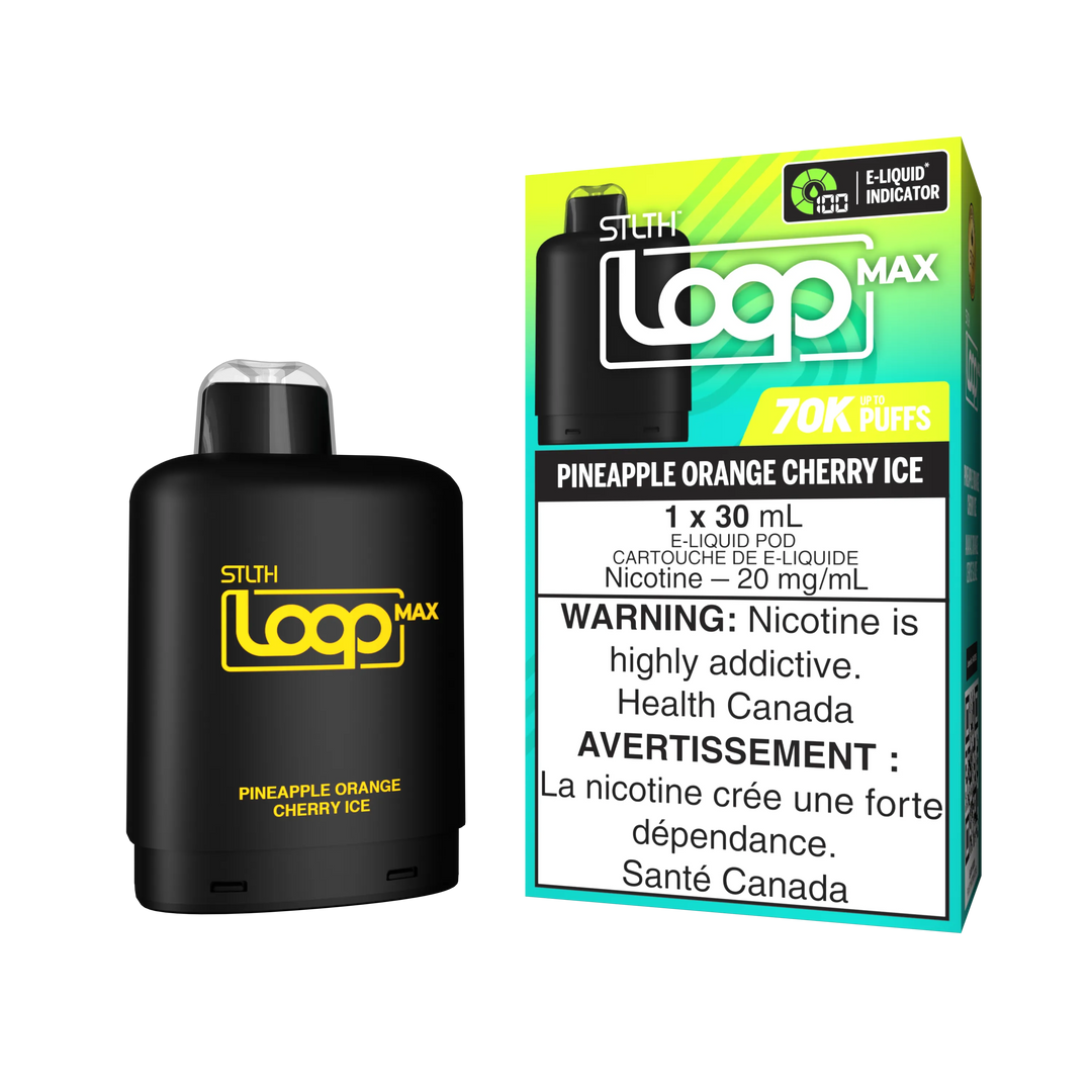 Pineapple Orange Cherry Ice Stlth Loop Max 70K Pod