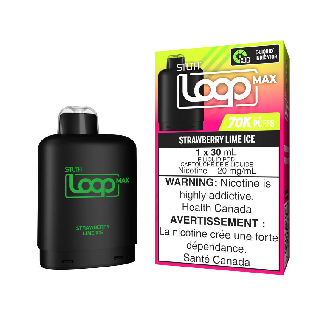Strawberry Lime Ice Stlth Loop Max 70K Pod