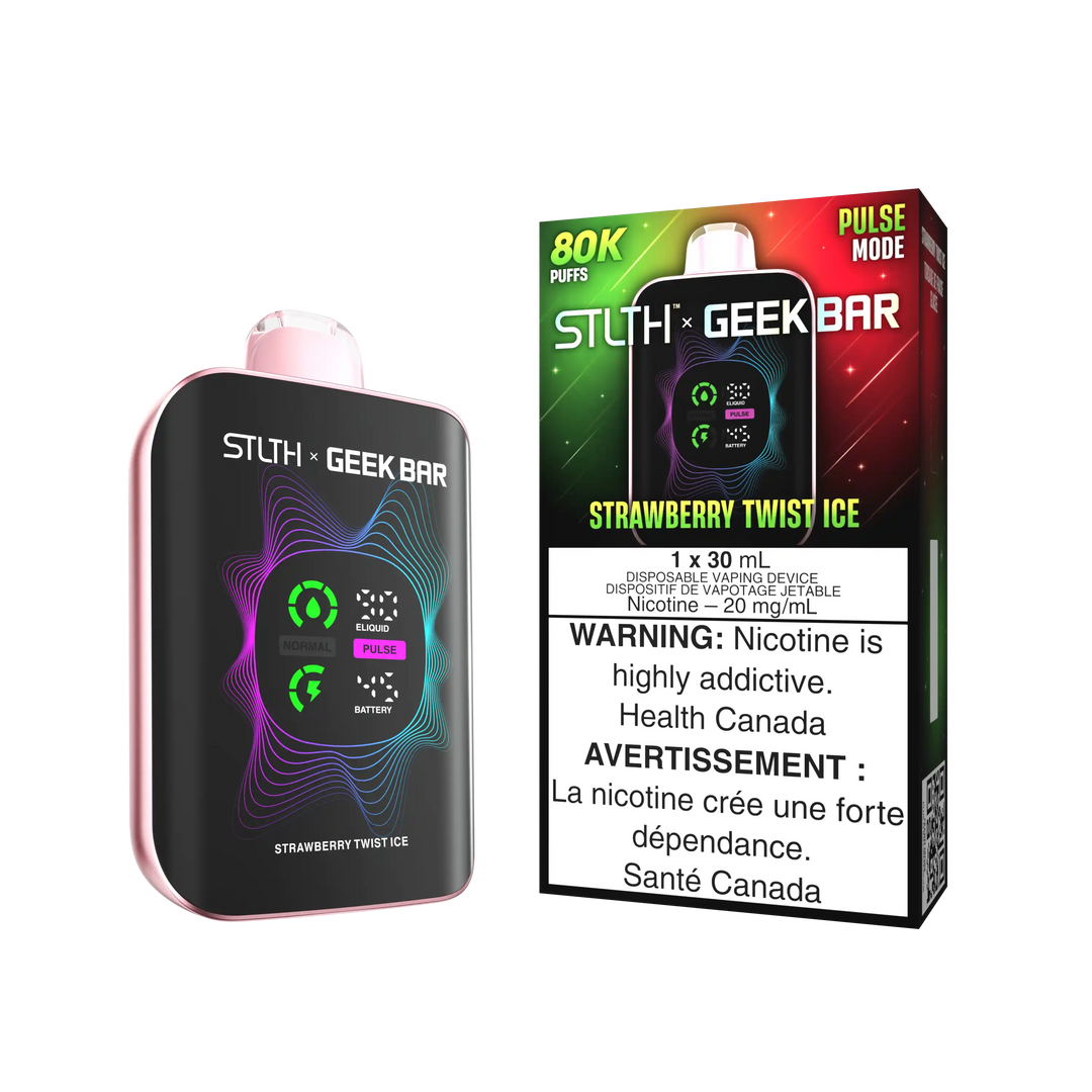 Strawberry Twist Ice Stlth x Geek Bar - Disposable 80K