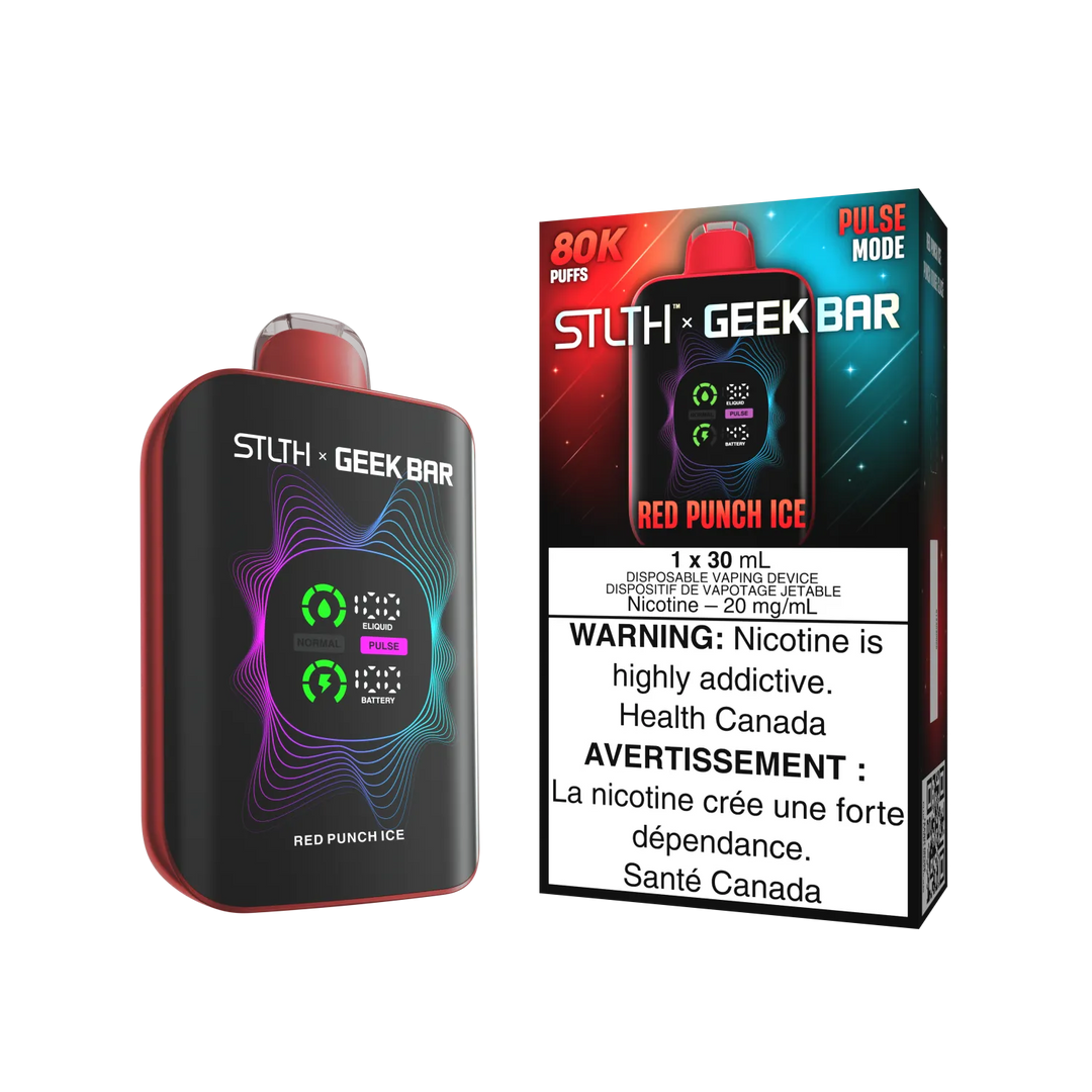 Red Punch Ice Stlth x Geek Bar - Disposable 80K