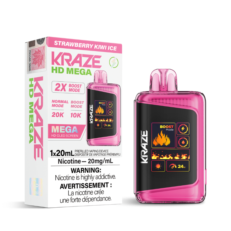 Kraze HD Mega - Disposable E-Cig (PROVINCIAL) (20k Puffs)