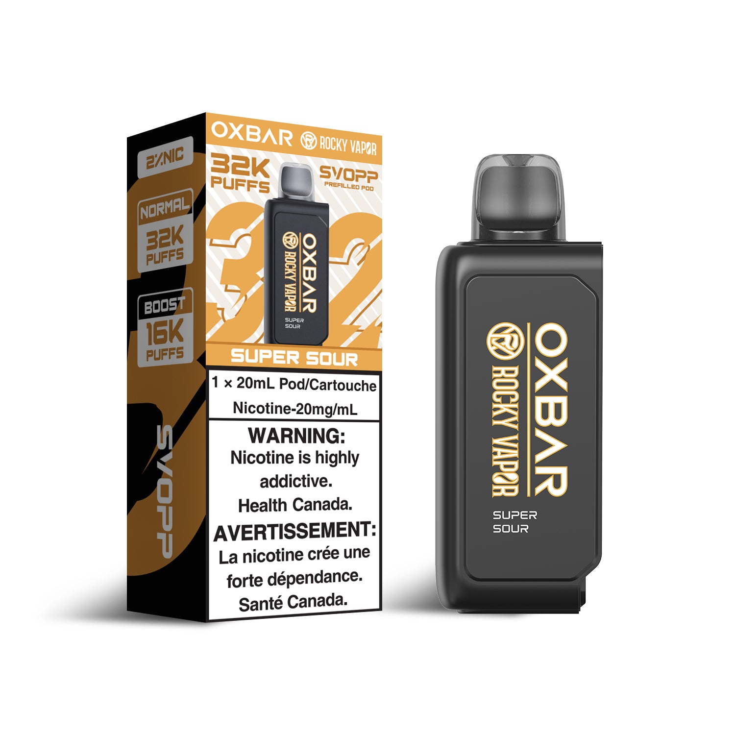 Oxbar Svopp - Pods (PROVINCIAL) (32 000 bouffées)