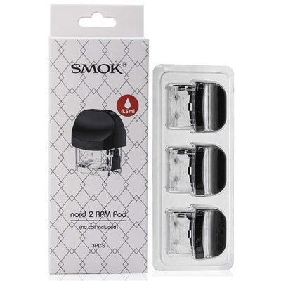 nord 2 replacement pods by smok - 3pk SMOK Nord 2 (RPM Coil) Replacement Empty Cartridge 4.5ml main image 1