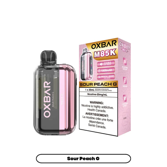 Oxbar M85K Pêche Acidulée - Jetable 85K