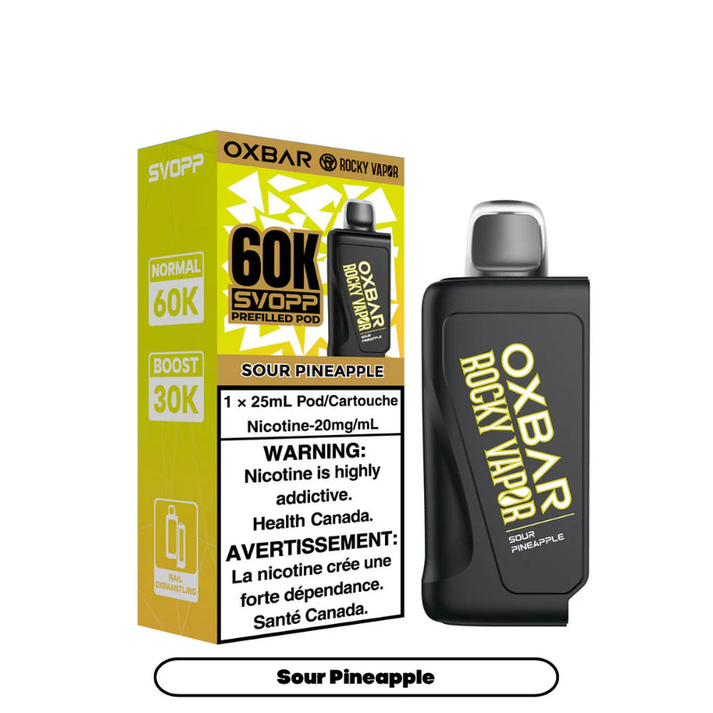 Svopp Rocky Vapor Oxbar 60K (Provincial) (60k Puffs)