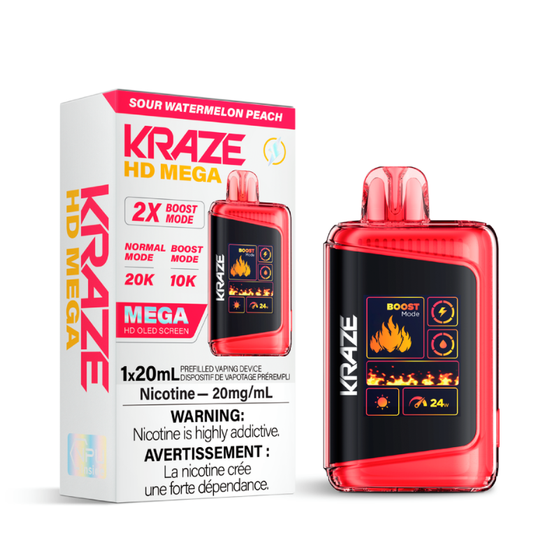 Kraze HD Mega - Disposable E-Cig (PROVINCIAL) (20k Puffs)