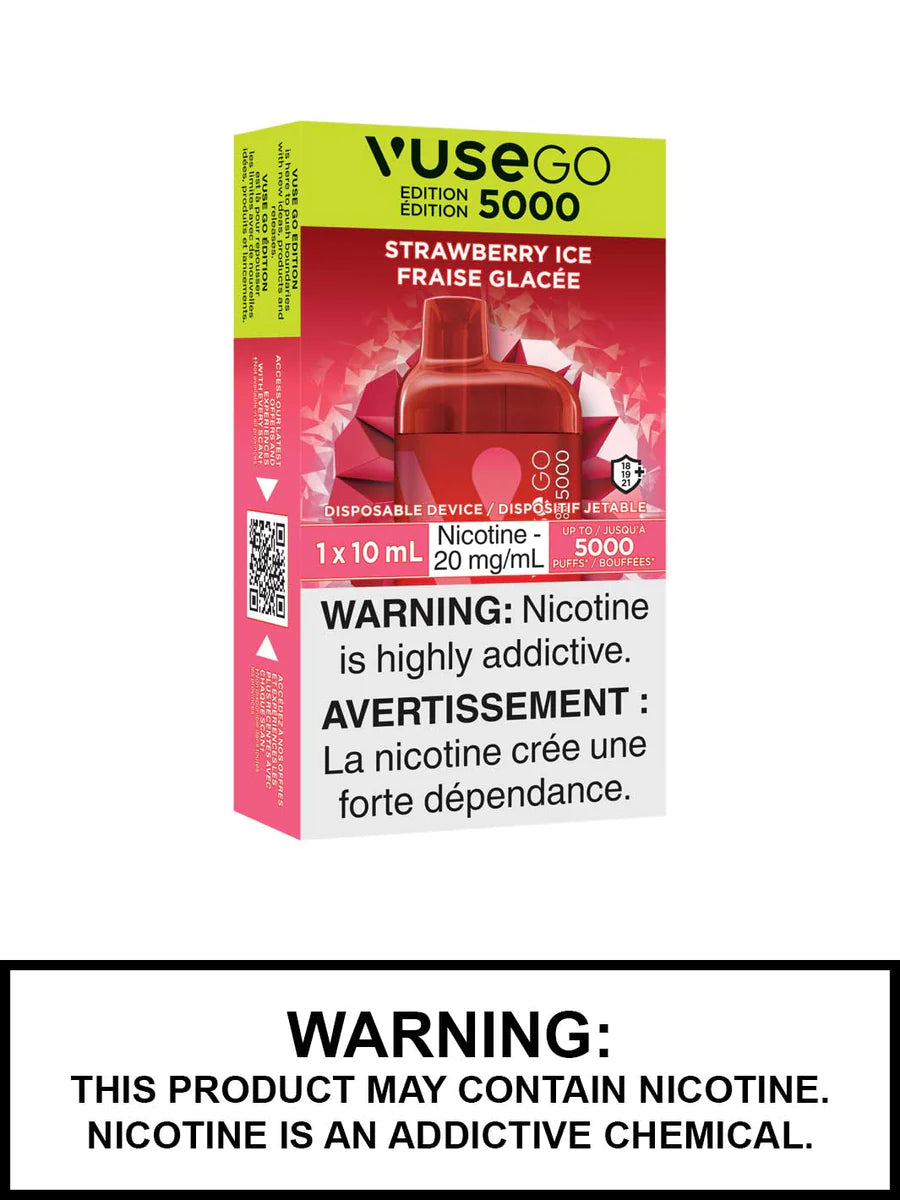 Vuse GO 5000 - Cigarette électronique jetable (5000 bouffées) (FÉDÉRAL)