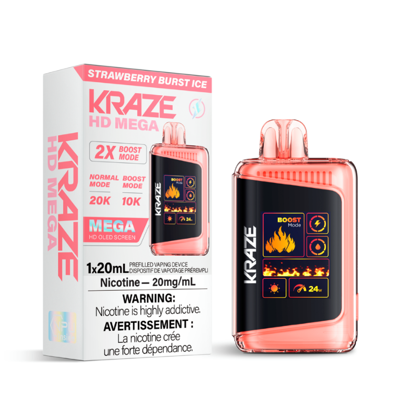 Kraze HD Mega - Disposable E-Cig (PROVINCIAL) (20k Puffs)