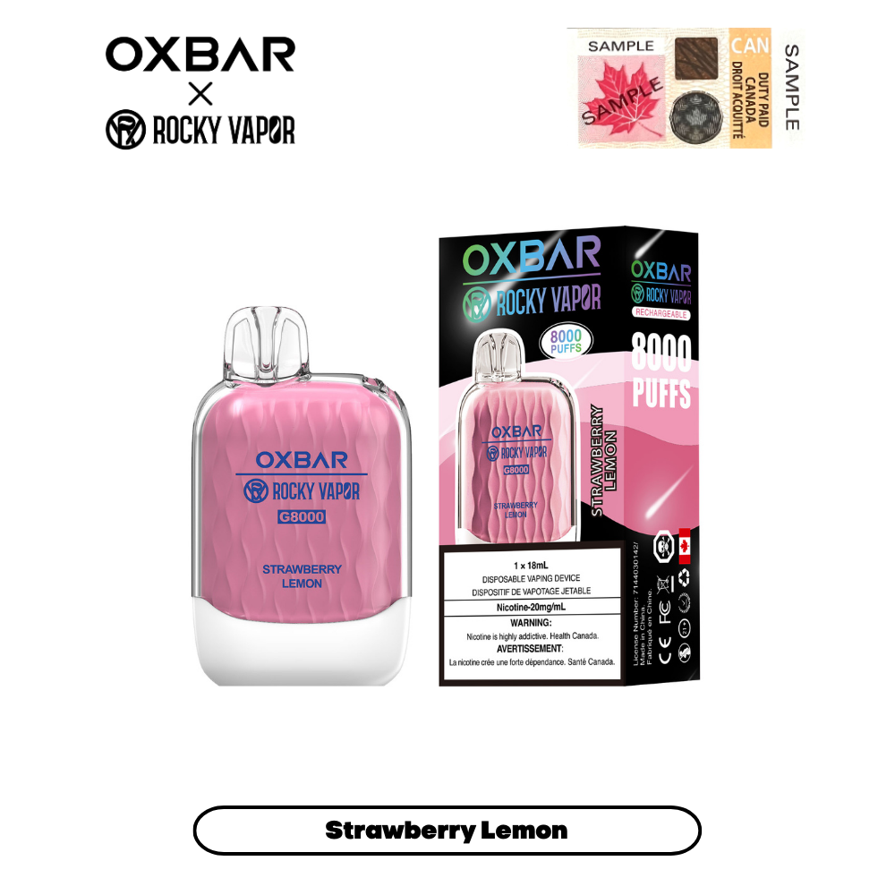 Oxbar G8000 - Disposable E-Cig (FEDERAL) (8000 Puffs)